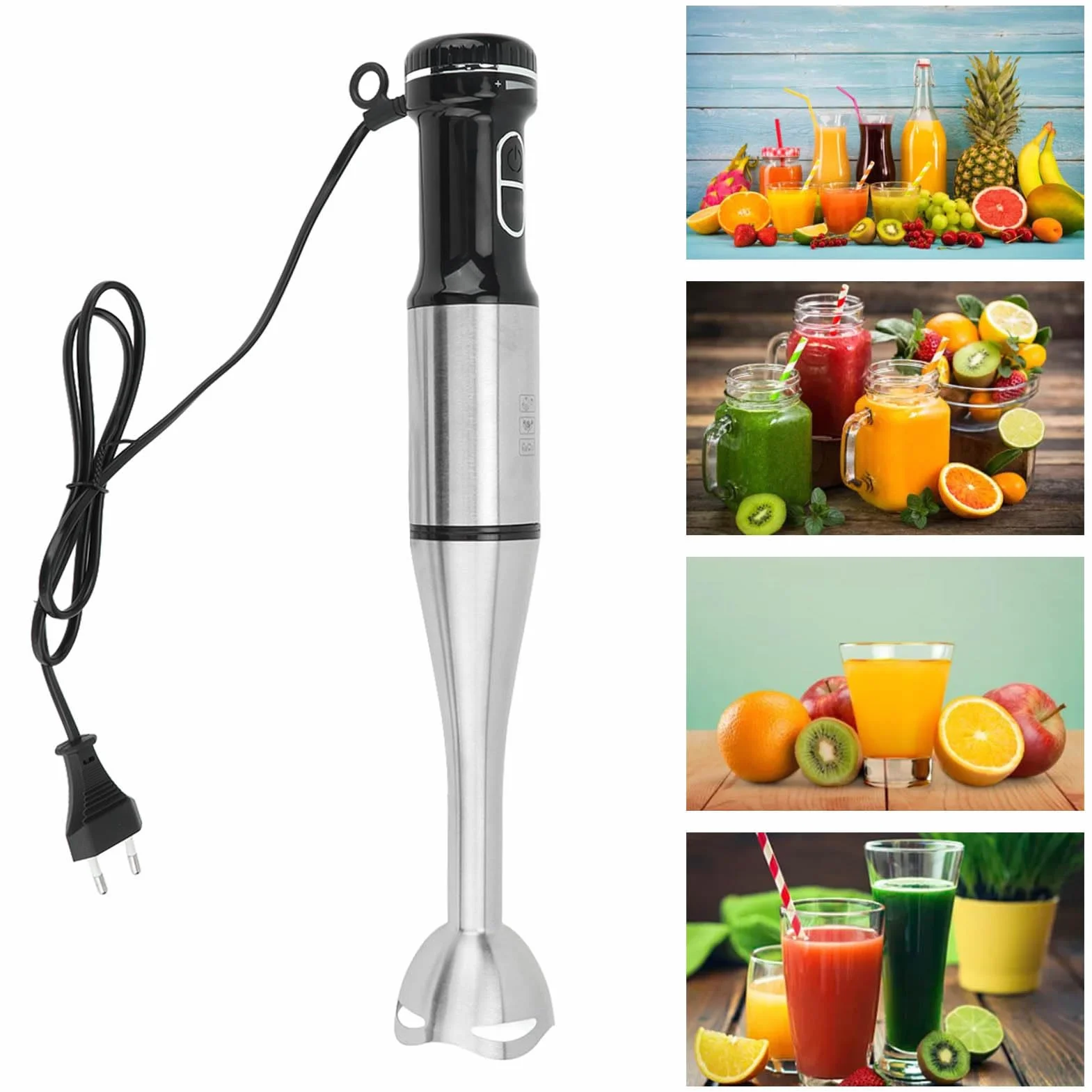 Mini UE Plug Blender Ręczny 1000 W 220 V Mikser Owocowy Urządzenie do Robienia Zup ABS Mocne Ostrze Miniaturowe Blendery Ręczne Rzeźnika Idealne Mieszanie