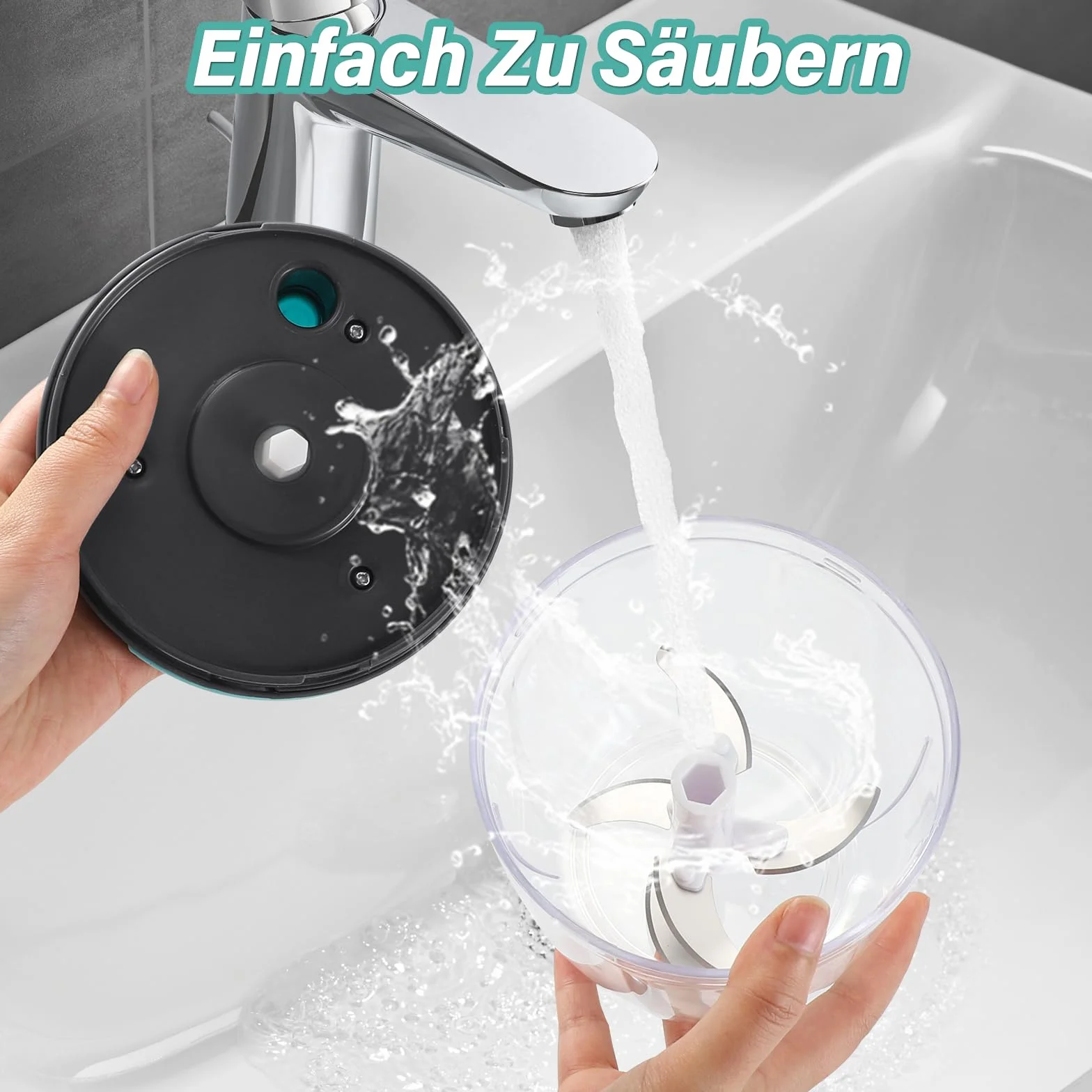 Ręczna krajalnica do cebuli, krajalnica do warzyw, 900 ml, rozdrabniacz do cebuli, nóż do krojenia w żywność, akcesoria kuchenne do warzyw, owoców, orzechów, 1 trzepaczka, 5 zapasowych