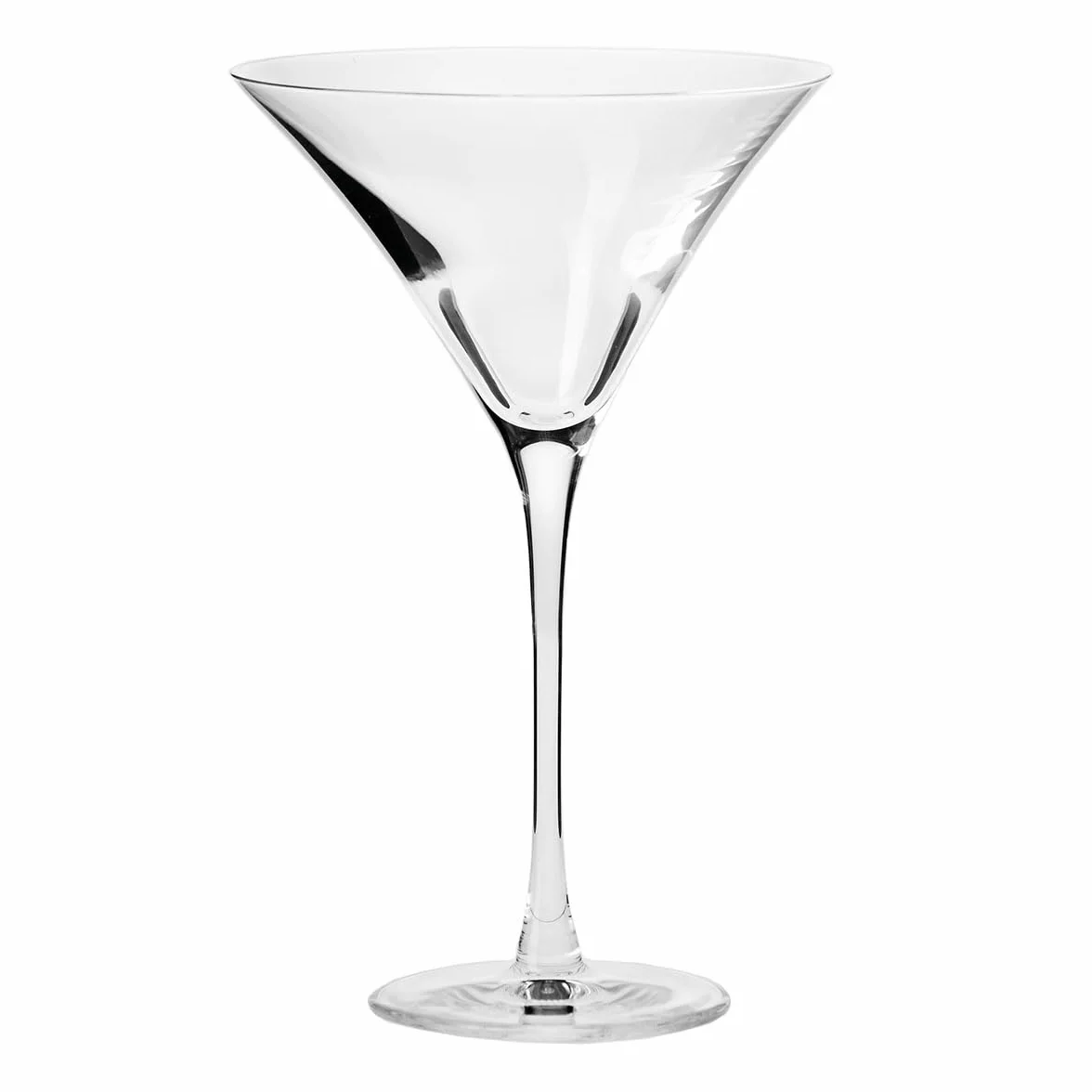KROSNO | Kieliszki do Martini | Komplet 6 x 250 ml | Kolekcja Divine | Wysoka nóżka | Do klasycznych martini i koktajli | Bezołowiowe szkło kryształowe | Na imprezy i przyjęcia | Do zmywarki