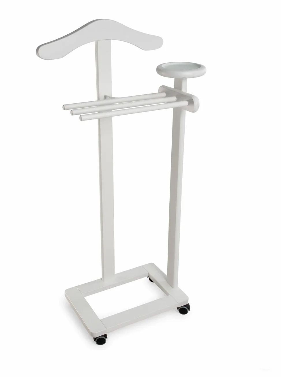 Arredamenti Italia ARREDAMENTIITALIA AR_IT 18 ANTIMO wyciszony sług buk lite drewno białe 130 x 37 x 32 cm