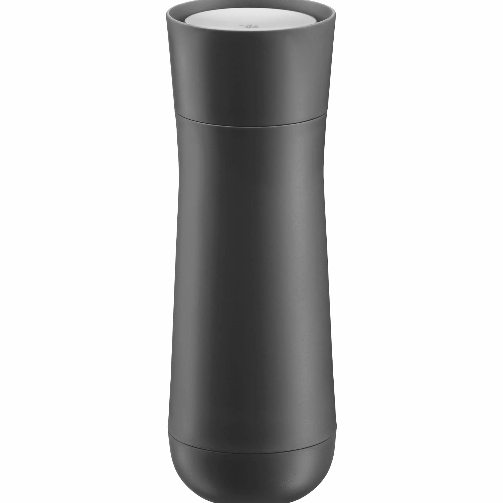 WMF Impulse kubek termiczny 350 ml, kubek termiczny z automatycznym zamknięciem, otwór do picia 360°, utrzymuje napoje ciepłe/zimne przez 1-2 h, ciemnoszary