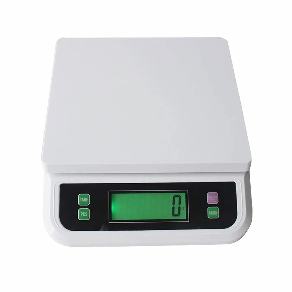 Elektroniczna waga kuchenna 30 kg/1 g przenośna waga ważąca cyfrowa waga spożywcza domowe gotowanie owoców Waga wielofunkcyjna (Bianco)