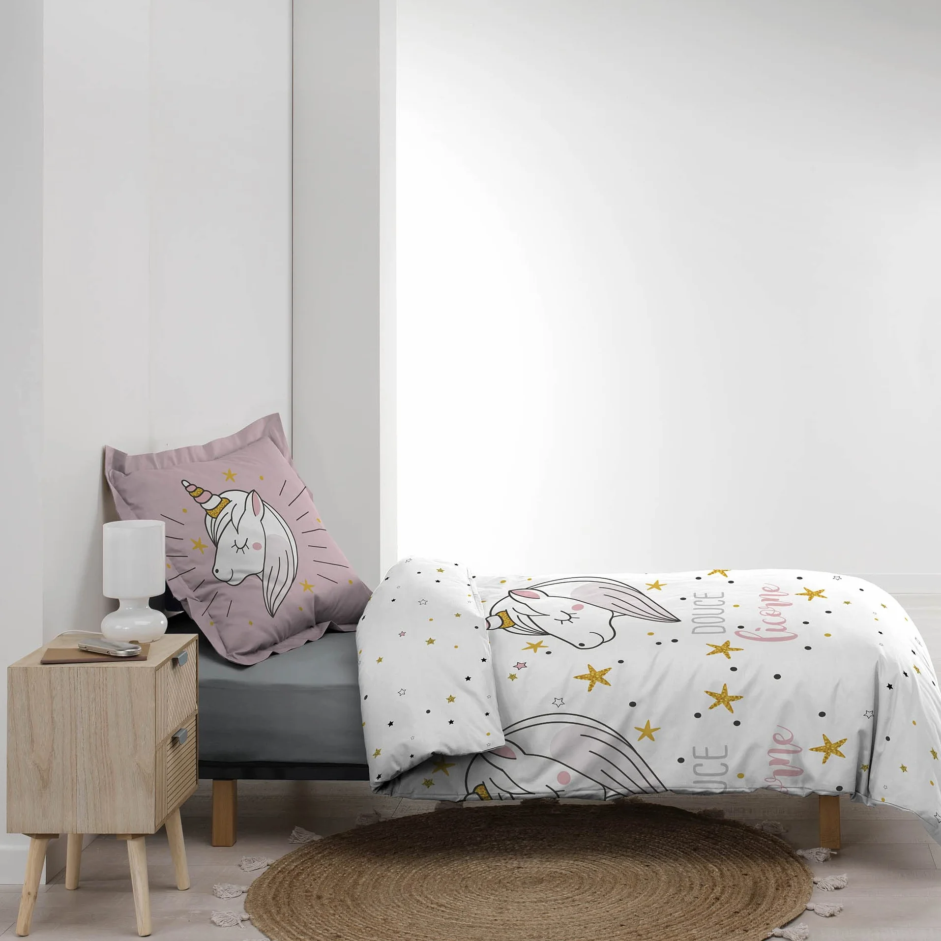douceur d'intérieur, 2-częściowy zestaw (140 x 200 cm) LiliRose, 100% bawełna