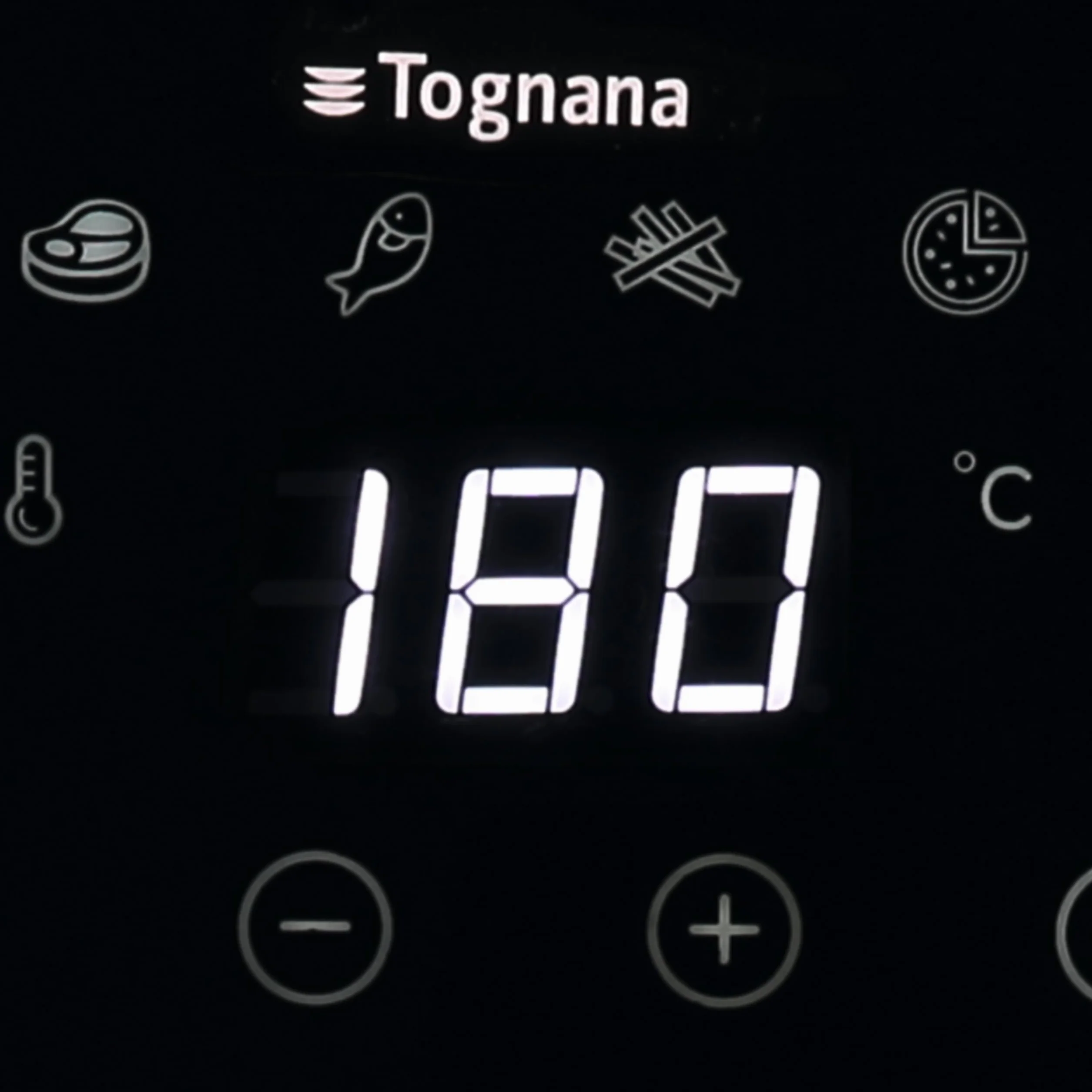Tognana Iridea, frytkownica powietrzna, 8 l, podwójny opór, wyświetlacz cyfrowy, timer, 80-200°C, okno, 2000 W, szałwia zielona