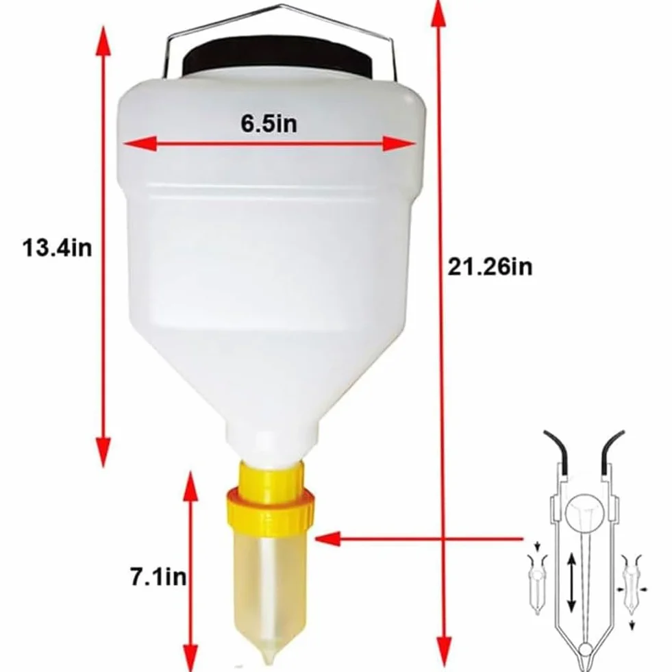 Wiszący dozownik sosu,3,5l/5,5l napełniany dozownik do sosu w butelce,konstrukcja szczelna,odpowiednia do produktów spożywczych,takich jak sosy cateringowe,takie jak pomidorowy,musztardowy, brązowy(Sq
