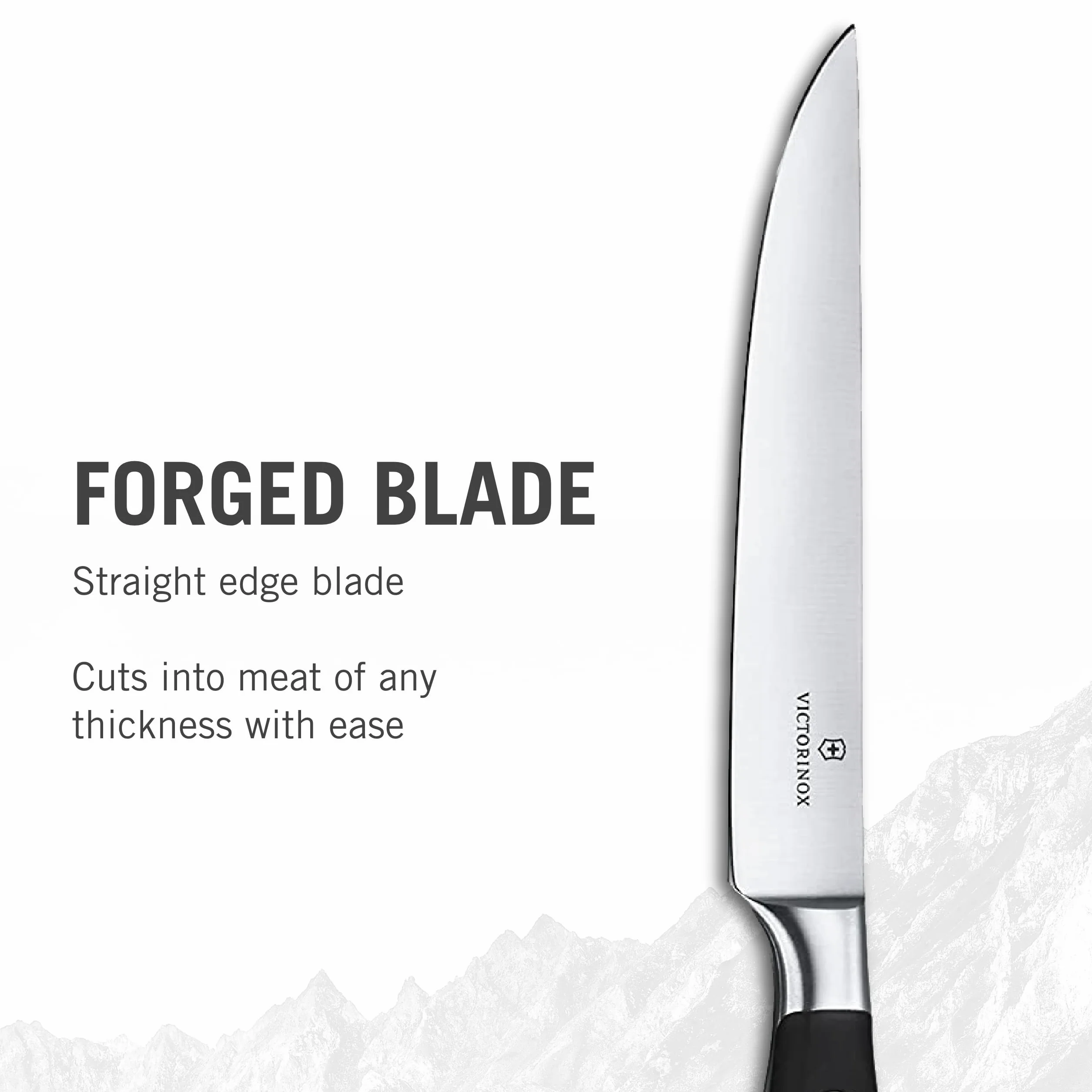 Victorinox Grand Maître Steakmesser 7.7203.12G extra scharfe Klinge Spülmaschinengeeignet Schwarz