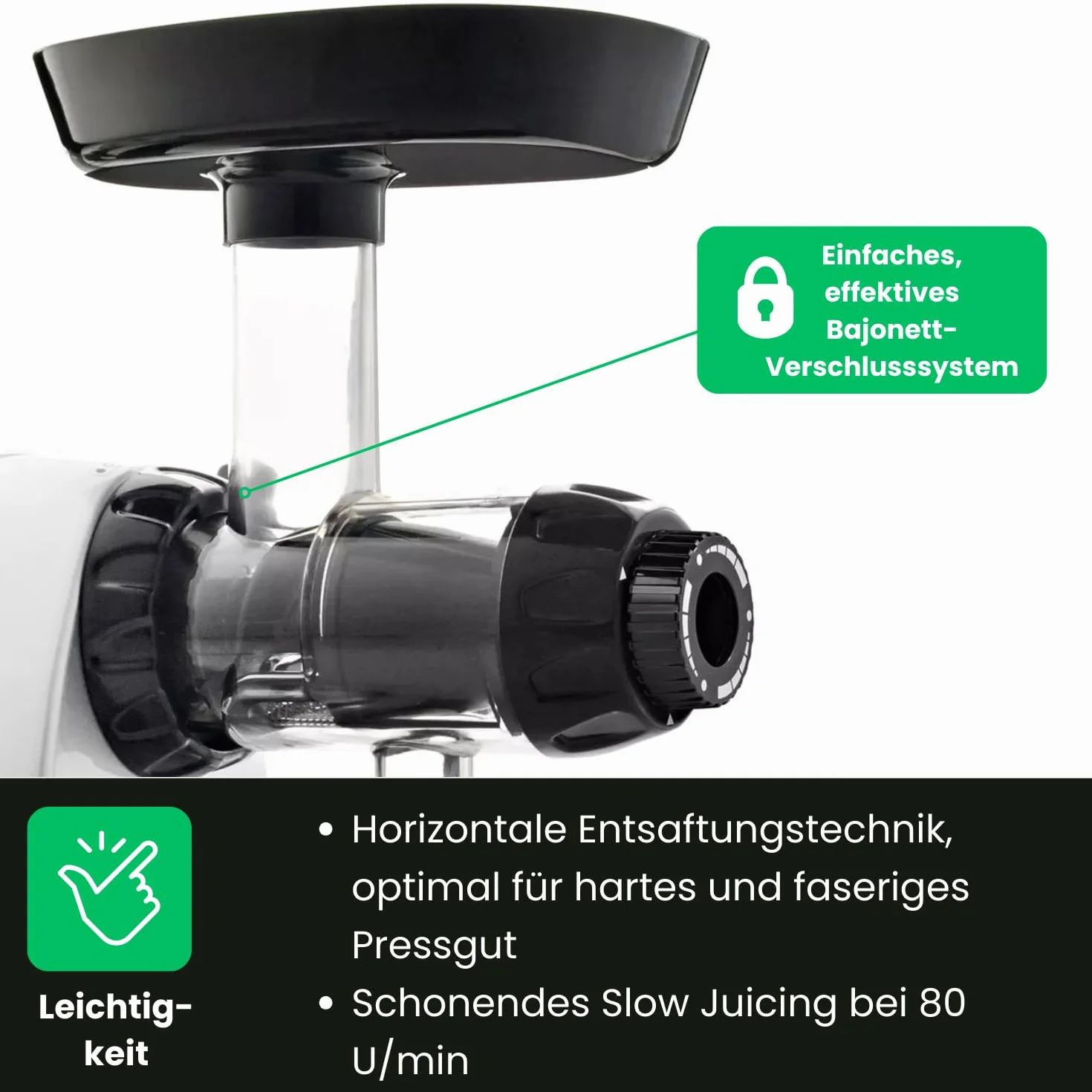 Omega Juicers 8228 sokowirówka pozioma