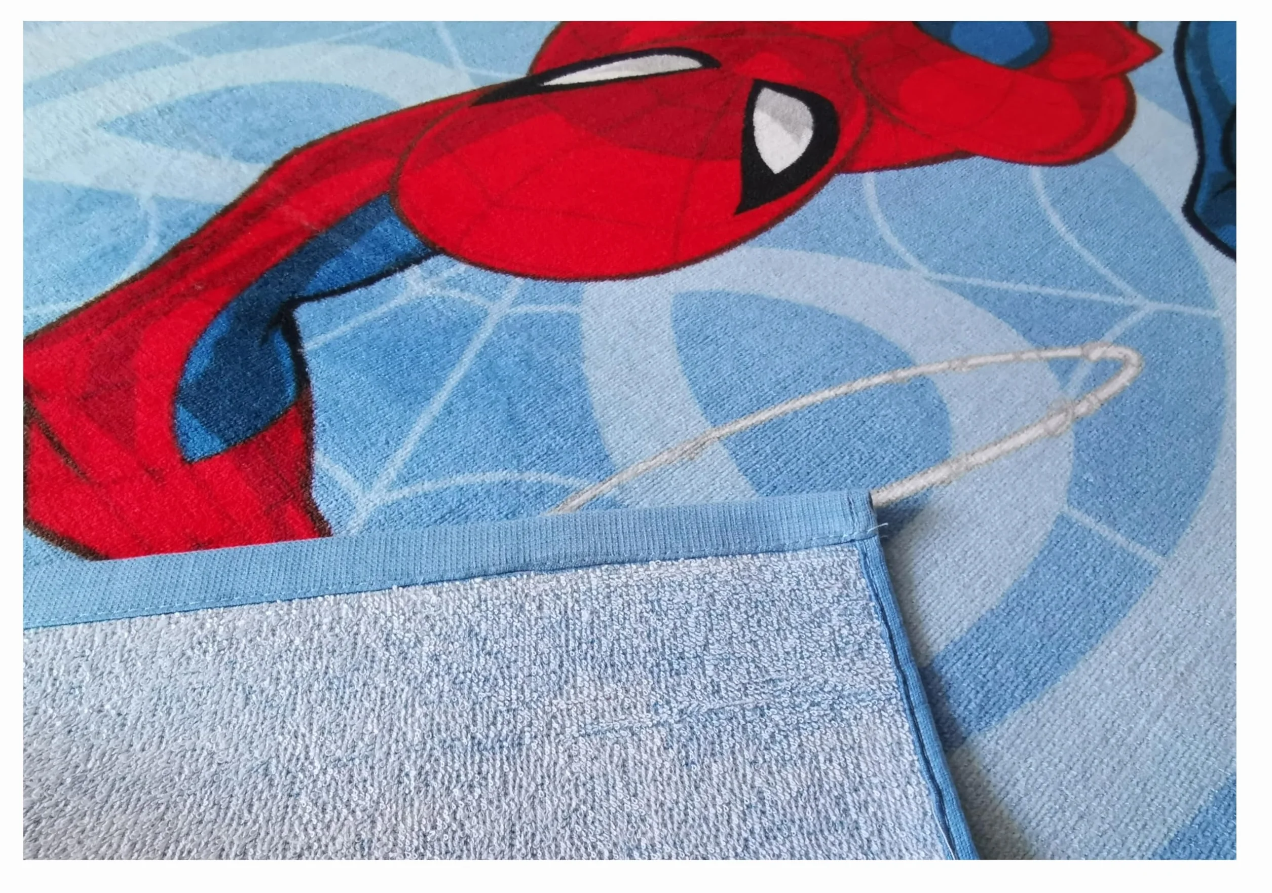 Jerry Fabrics Dziecięcy ręcznik kąpielowy, ręcznik plażowy, ręcznik kąpielowy dla chłopców, 100% bawełna, 70 x 140 cm (Spiderman)