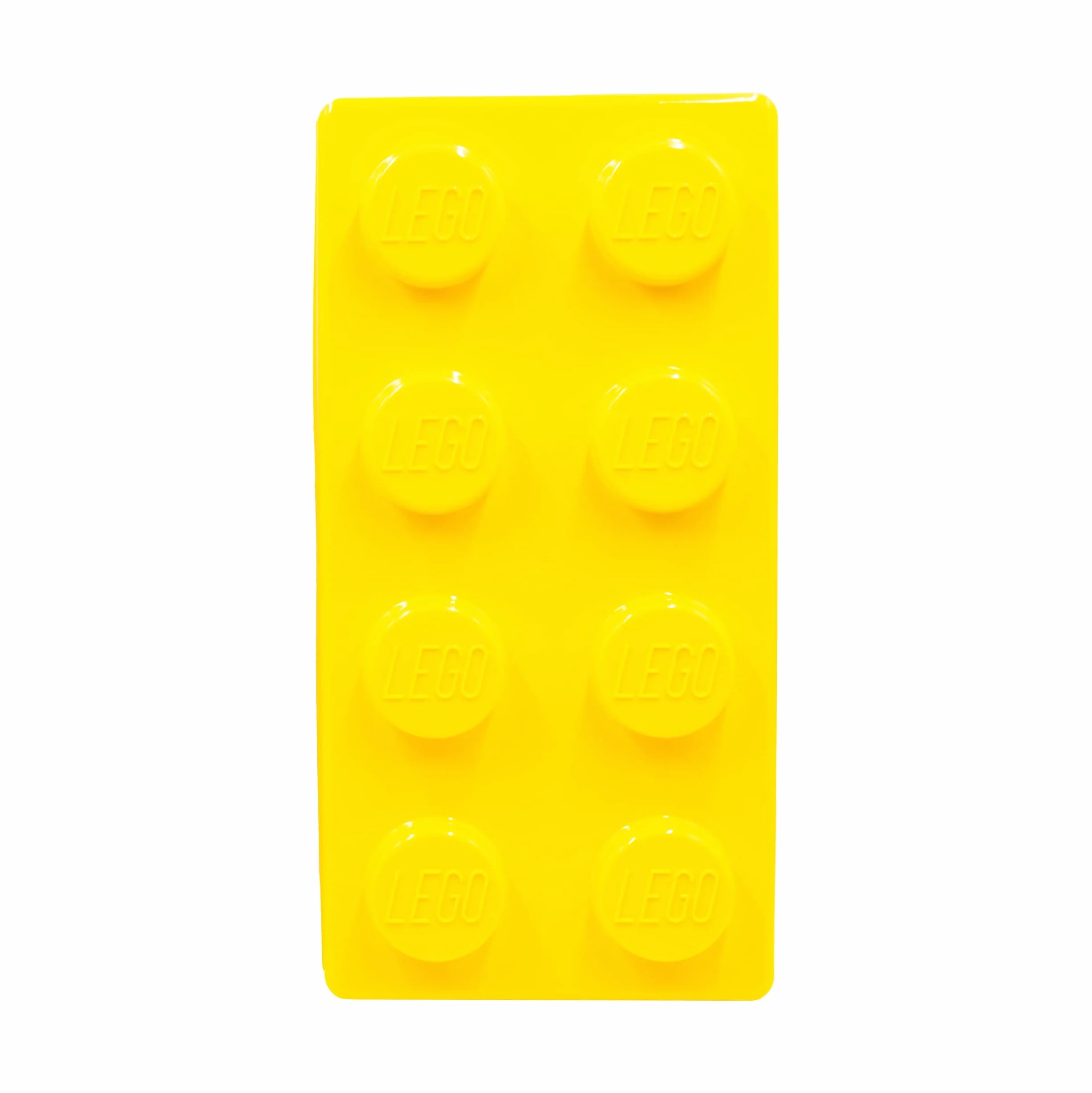 Żółte pudełko do przechowywania z pokrywką, LEGO