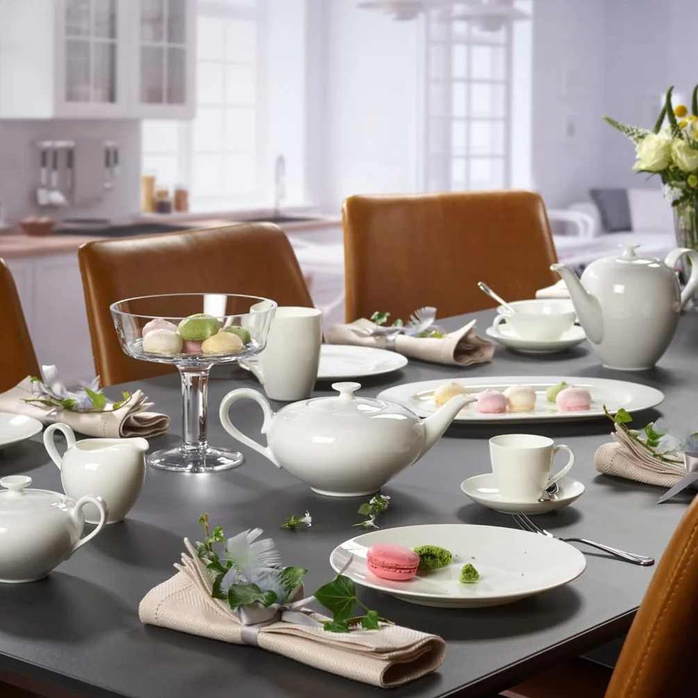 Villeroy & Boch 10-4545-2650 Anmut talerz śniadaniowy, porcelana, biały