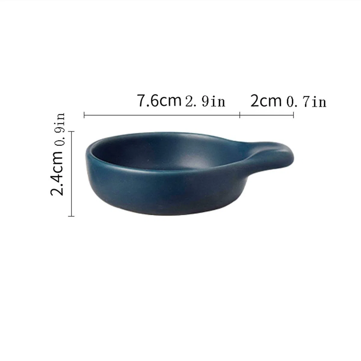 Wielokolorowy zestaw ceramicznych misek do dipów Jingdezhen Sojowa przyprawa do użytku domowego Sushi Ocet deserowy(B)
