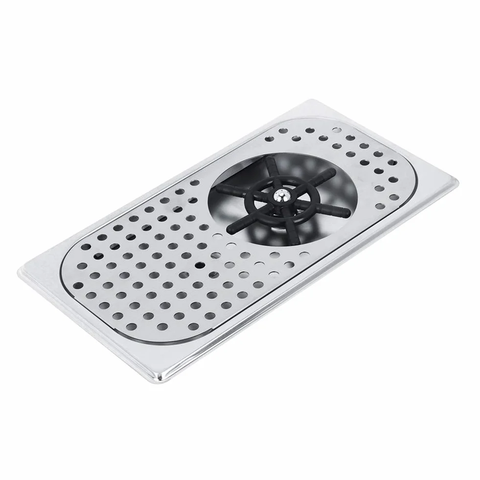 Cup Washer, 114mm średnica 201, dzbanek ze stali nierdzewnej, praktyczny płukacz do filiżanek z herbatą mleczną Cup Washer Glass Rinser G1/2 in przyłącze gwintowane, do hotelu/kawiarni/domu