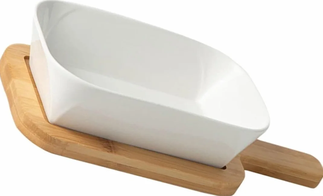 Taca do serwowania, 1 zestaw Naczynia do pieczenia Białe naczynia Taca do piekarnika Kwadratowa patelnia Naczynie do pieczenia w piekarniku Ceramiczne naczynie do ciasta Artykuły do ​​pieczenia domowe