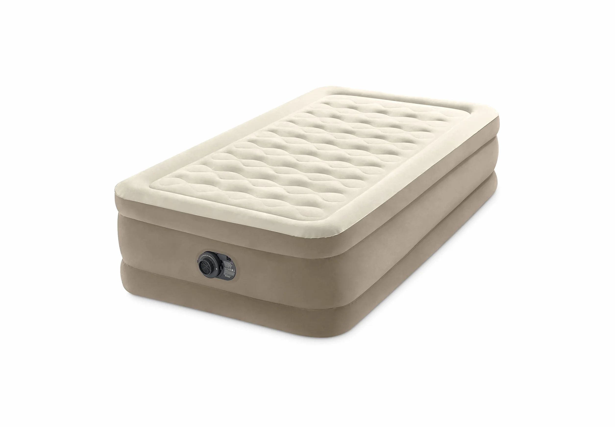 Intex 64426ND - Materasso Dura-Beam Ultra Plush Singolo, con Pompa Elettrica Incorporata, 99x191x46 cm