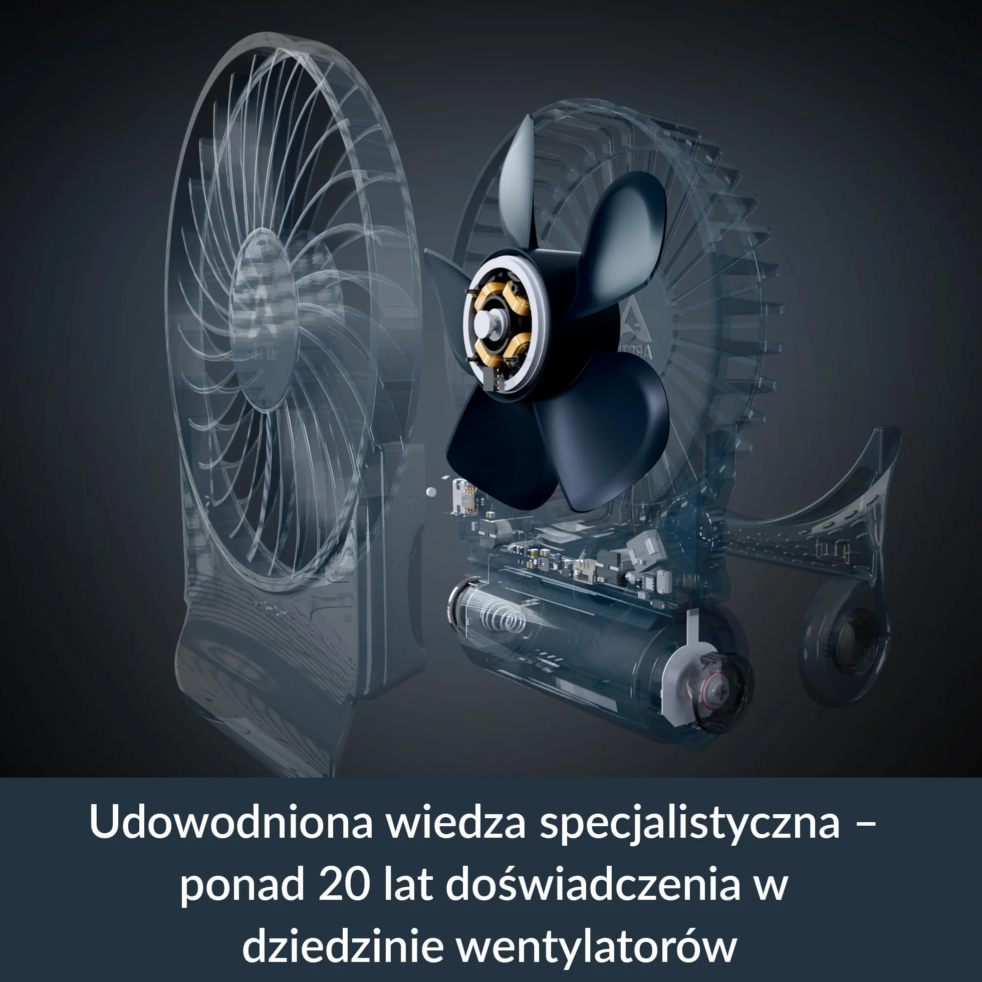 ARCTIC Summair 2Go (Dark Blue) - Wentylator Kieszonkowy z Akumulatorem i Stojakiem, Bezstopniowa Regulacja Prędkości, Czas Pracy 4-70 h, Połączenie USB-C (w tym Kabel USB-A) - Niebieski