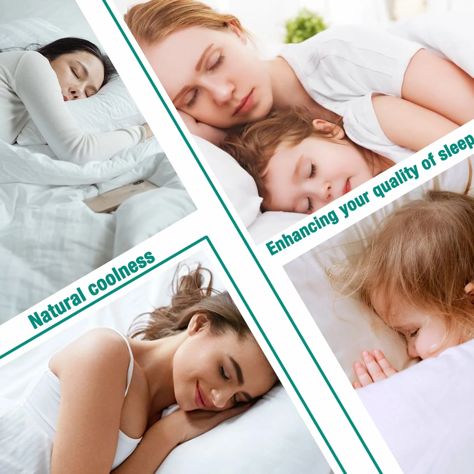 Bedecor Wodoodporny ochraniacz na materac oddychająca pokrowiec na materac z naturalny tencel powierzchnią 160 x 200 cm