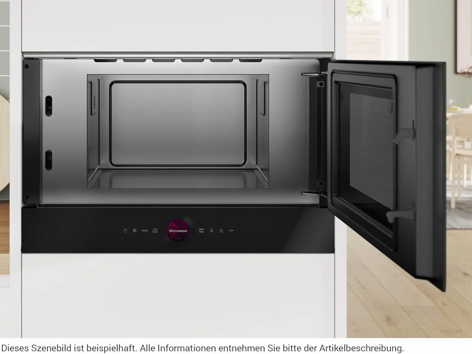 Bosch BFR7221B1 kuchenka mikrofalowa do zabudowy czarna