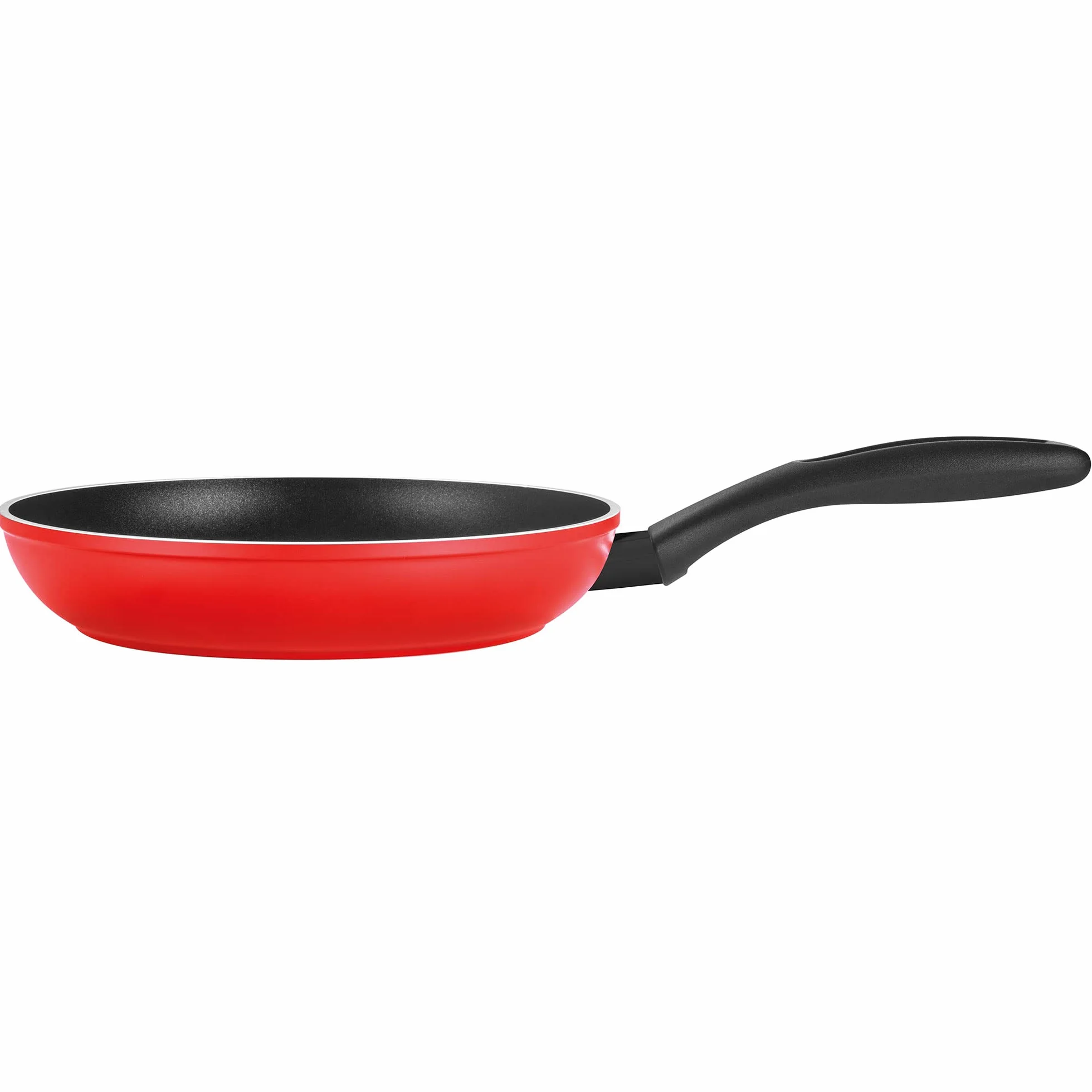 Fagor Maxima Zestaw 8 garnków indukcyjnych 20-24 cm 2 szklane pokrywki 3 patelnie 18-20-24 cm Rondel 16 cm Kute aluminium nieprzywierające bez PFOA Czerwony