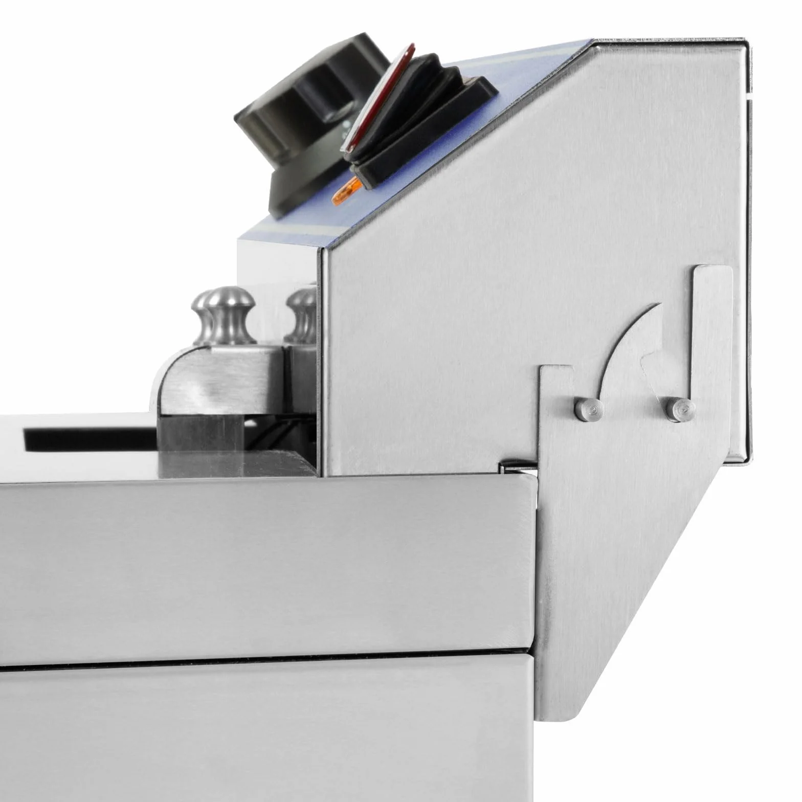 VERTES Frytkownica 10L, 3000 W, temperatura regulowana do 250°C, zasilanie elektryczne 230V, pojemność oleju 8,5 litrów, zasada zimnej strefy, kosz do smażenia, funkcja resetowania, stal nierdzewna