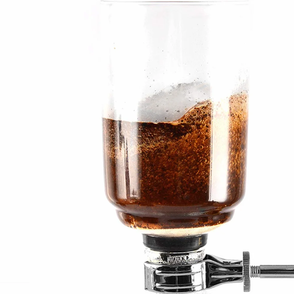 Ekspres do kawy syfonowy, ręczny zestaw filtrów do kawy, odporny na ciepło próżniowy szklany ekspres do kawy