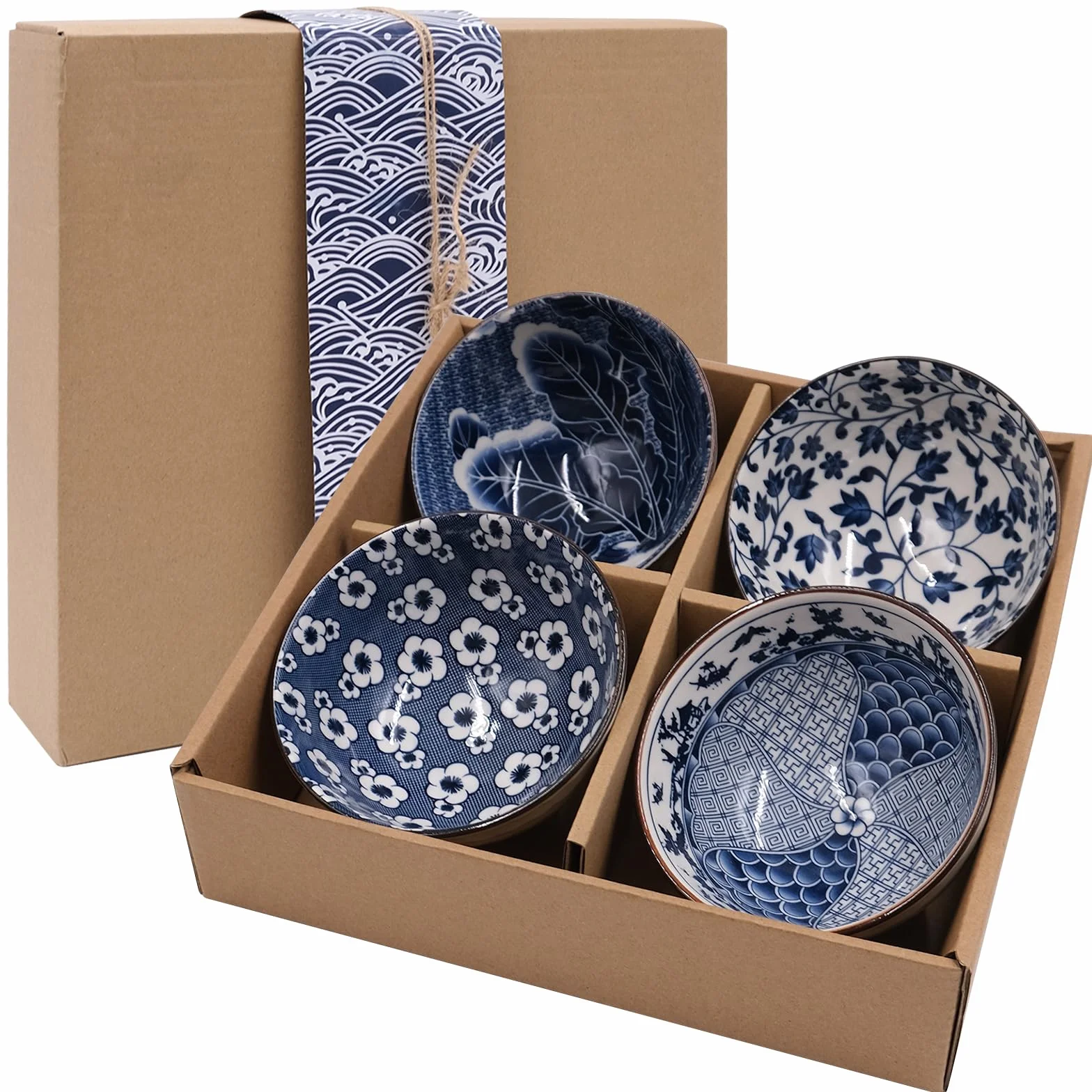 Ceramiczne miski, zestaw misek na przekąski, 10 cm, ceramiczne miski do maczania ryżu, płatków śniadaniowych, deserów, zupy, płatków owsianych, 4 szt