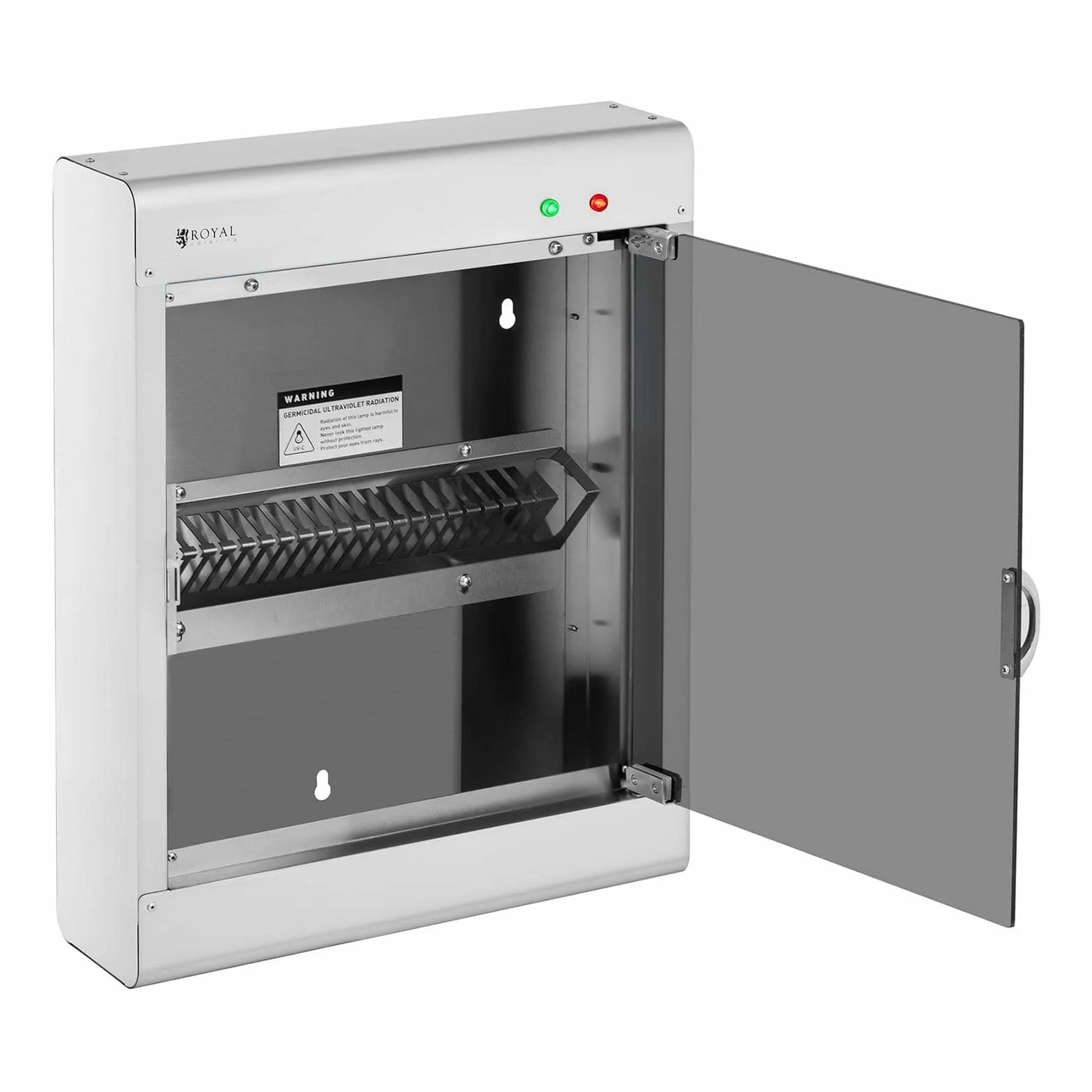 Royal Catering RC-KSSS501 sterylizator noży, sterylizator UV, sterylizator ze stali nierdzewnej, timer, 20 noży