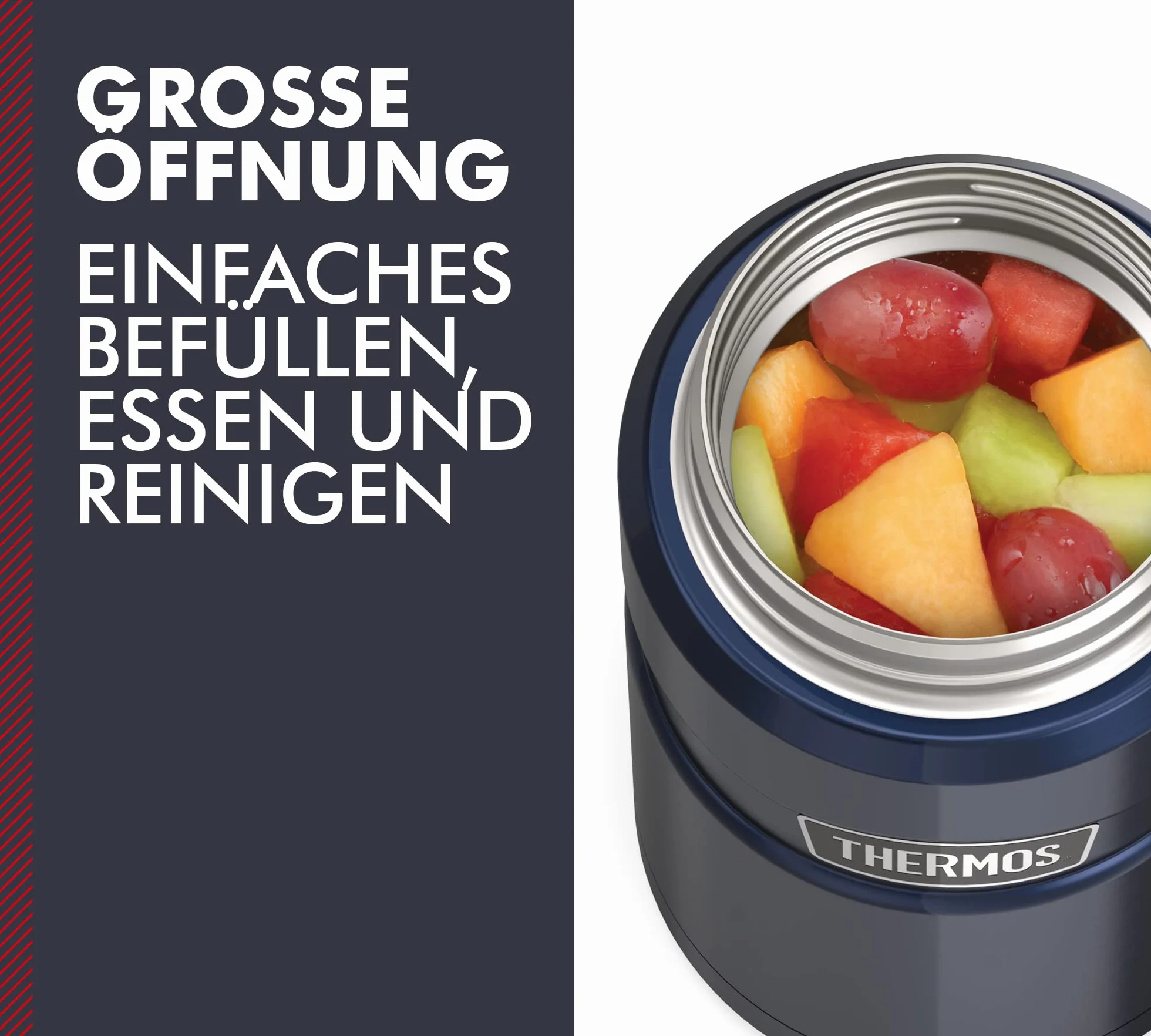 THERMOS Pojemnik termiczny do jedzenia 710 ml stal nierdzewna szczelny