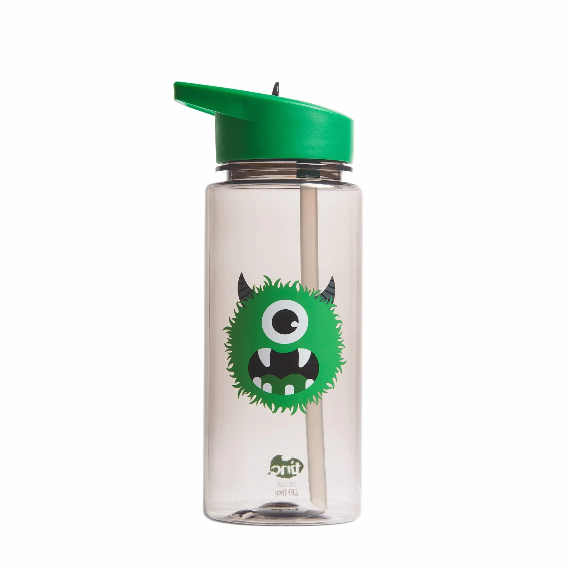 Tinc Green Camo 550 ml, szczelna butelka na wodę dla dzieci ze słomką, do szkoły i na wakacje, nie zawiera BPA