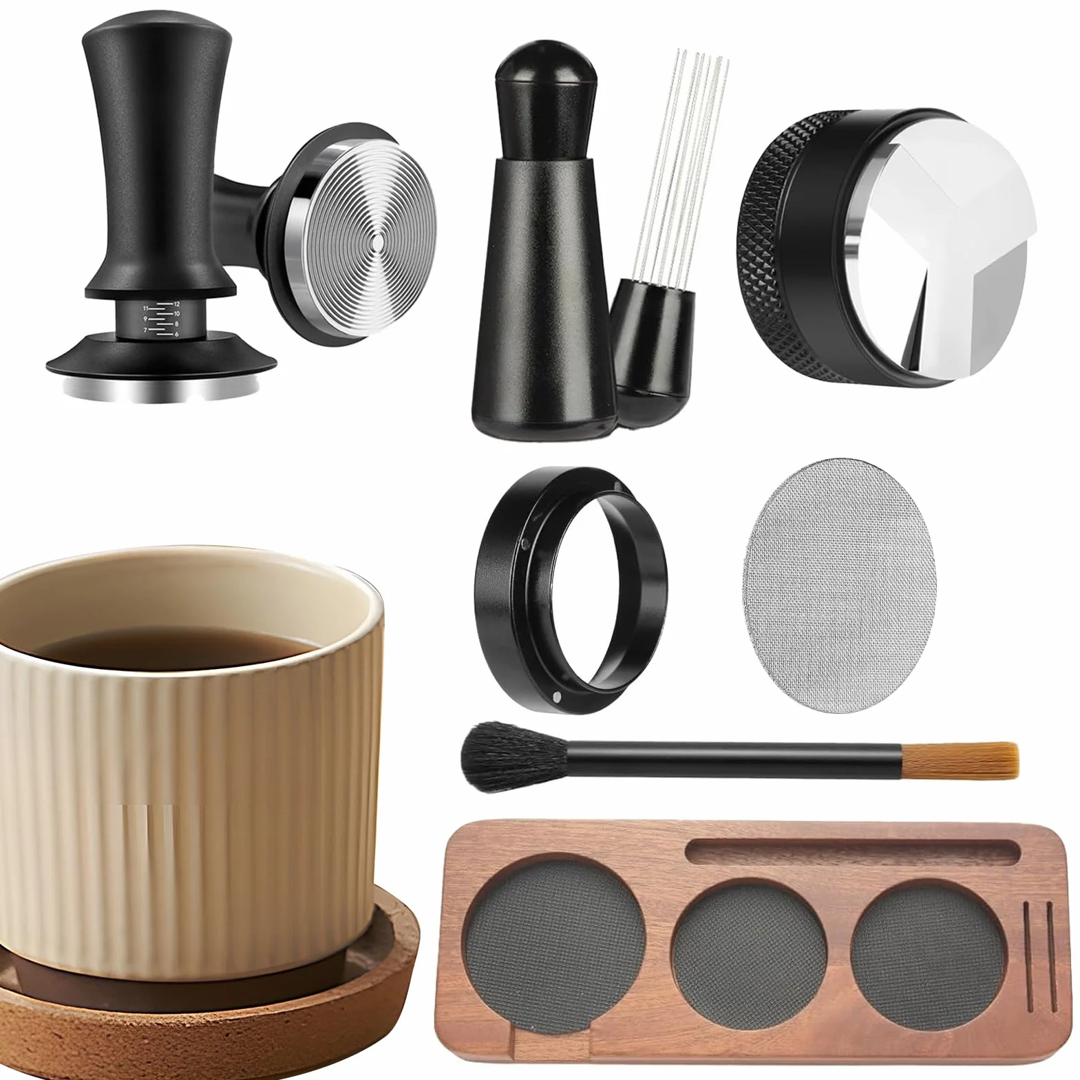 Akcesoria Do Kawy Distributor do Kawy | 51 mm Akcesoria do Espresso do Domu Mieszkania Kawiarni Sklepu Kuchni Dla Pasjonatów i Początkujących