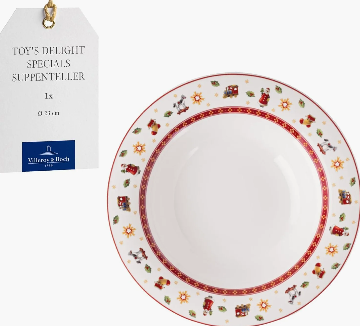 Villeroy & Boch – Toy's Delight Specials talerz głęboki, głęboki talerz, sałatek i pasty, głęboki talerz do makaronu, talerz porcelanowy, można myć w zmywarce, można używać w kuchence mikrofalowej