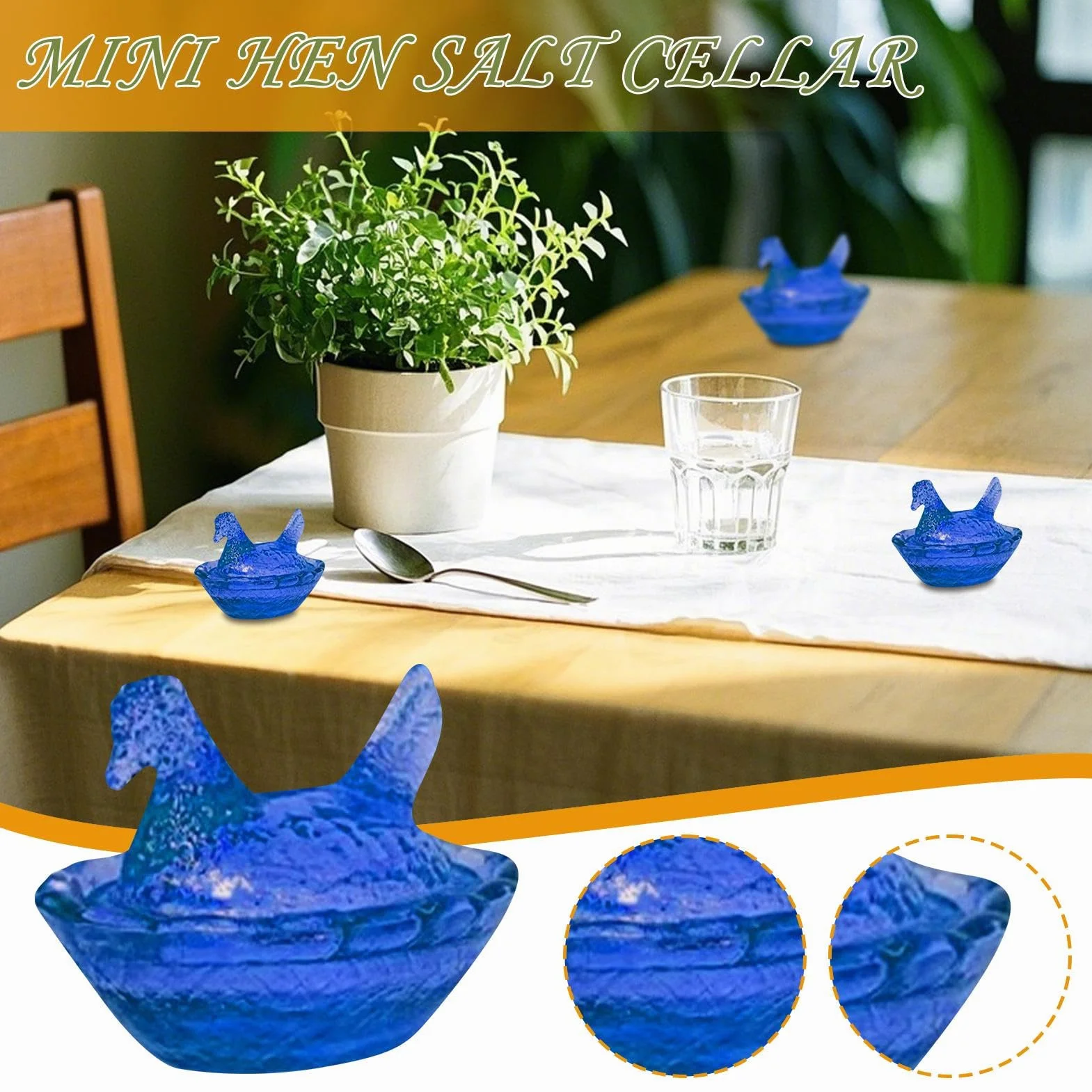 Butelki na przyprawy - 7 x 6 x 6 x 6 cm pokrywka słoik na przyprawy, vintage piwnica solna, szklany słoik sezonowy z pokrywką, słoiki na przyprawy, do kuchni, jadalni, gotowania, pieczenia, dekoracja