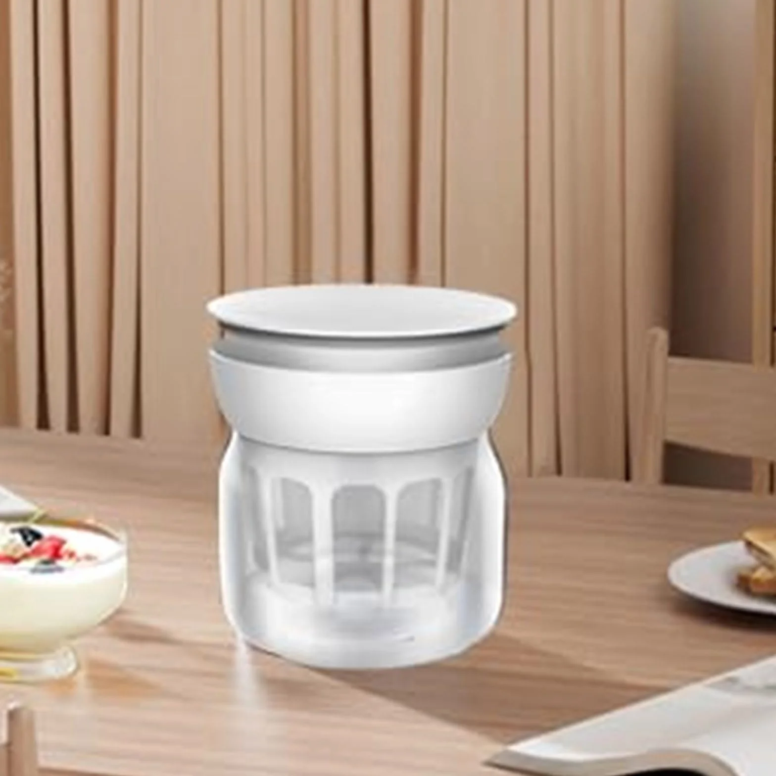 Separator serwatki drobne oczka filtr jogurtowy ser jogurt filtr narzędzie kuchenne do robienia grubego mleka sojowego trwały separator serwatki