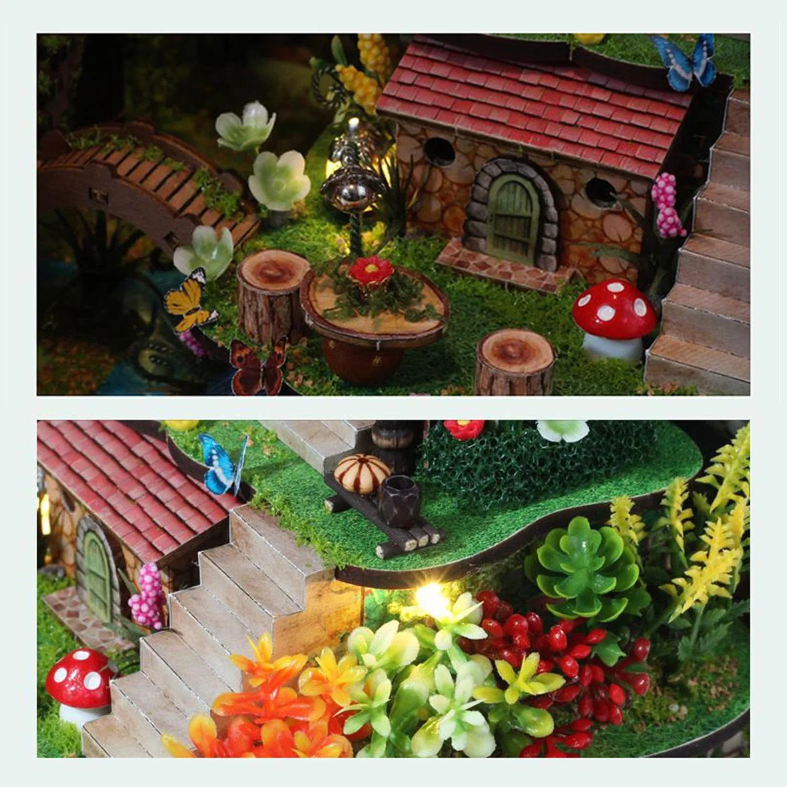 Zestaw Miniaturowy Domek Twórczy Zestaw Do Składania Czytelniczego Kącika | Ręcznie Robiony Model Domu Dla Dorosłych Nastolatków Do Domu Sypialni I Regału Ekspozycja