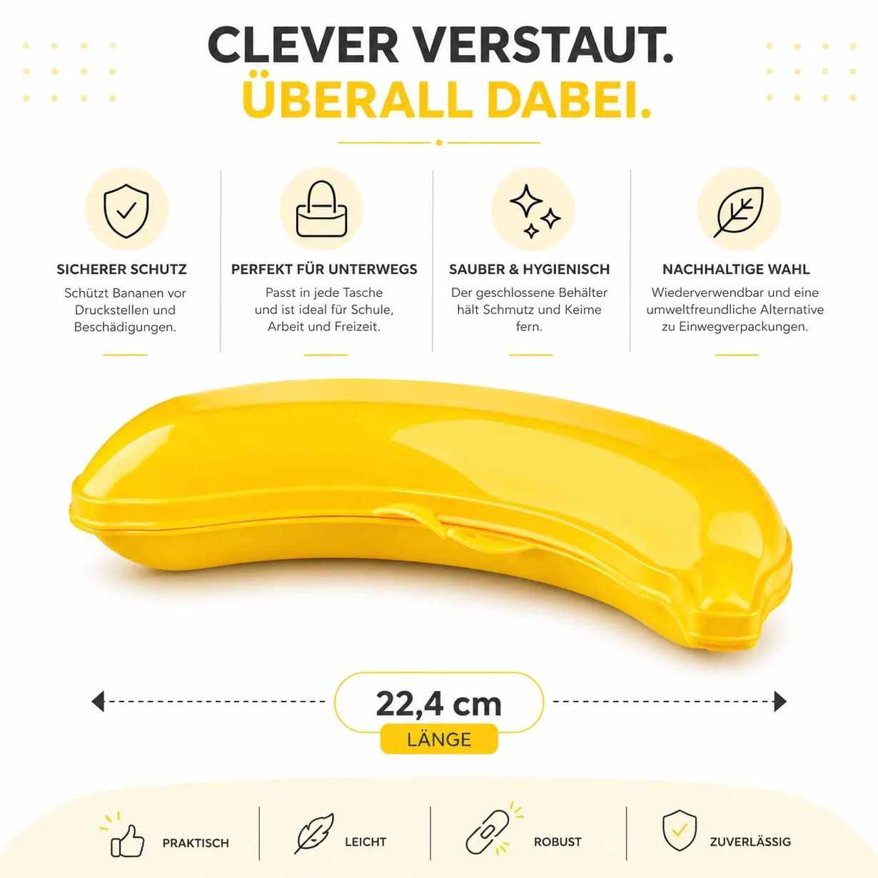 Osłona bananów, wielokrotnego użytku, outdoorowa torba podróżna, ochrona banana, gadżety kuchenne... pojemnik do przechowywania bez BPA, pudełko do przechowywania na piknik, kemping, zachowaj