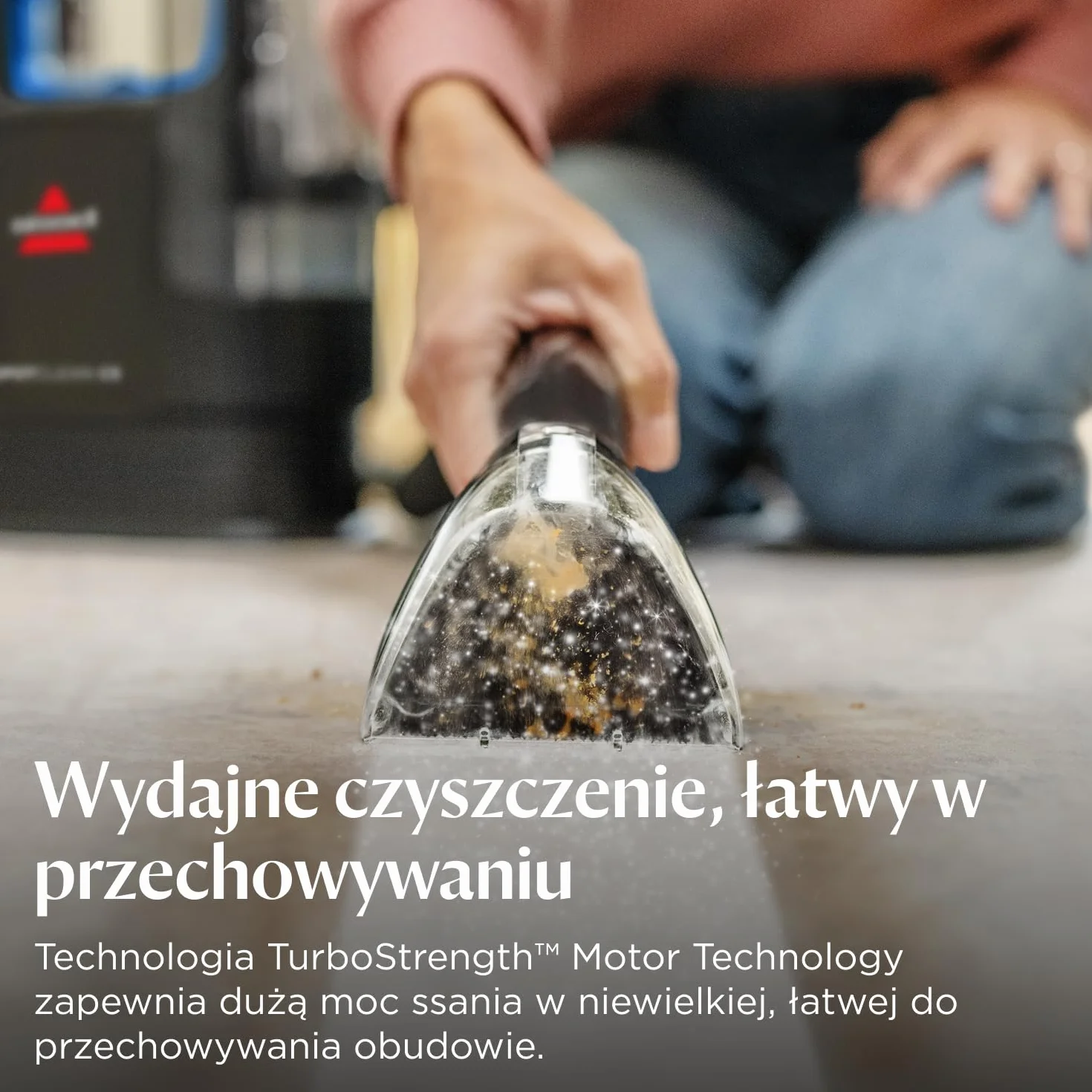BISSELL SpotClean C5, Odkurzacz Piorący do Tapicerki, Odkurzacz do Dywanów z Systemem Triple Action, Lekka Odkurzacz do Prania Dywanów, Tapicerki, Samochodów, Kanapy i Innych, Mocny Silnik 400W, 3861N