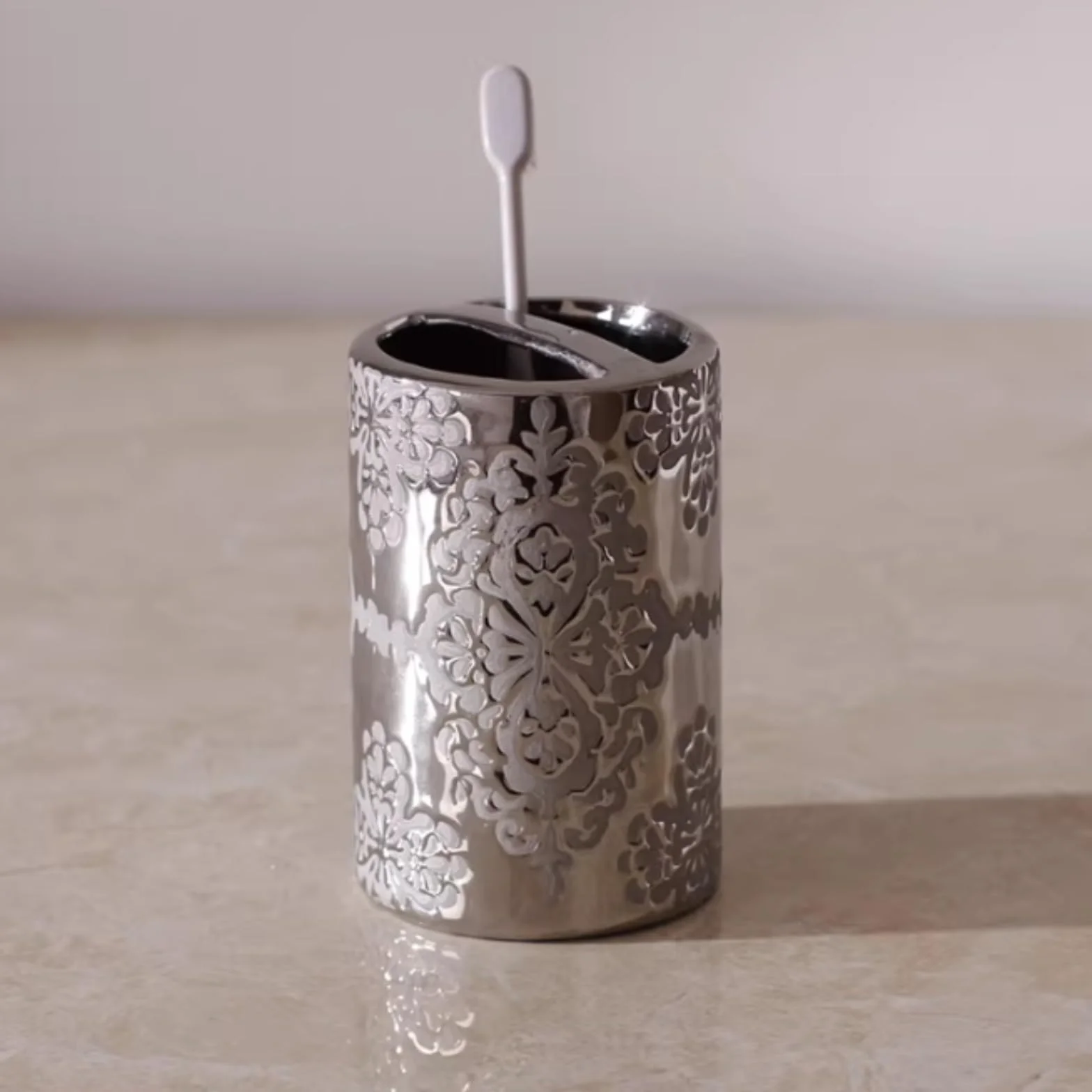 Uchwyt Na Szczoteczki Do Zębów Akcesoria Łazienka Ceramiczne Uchwyty Na Szczoteczki Do Zębów Organizer Blat Łazienkowy