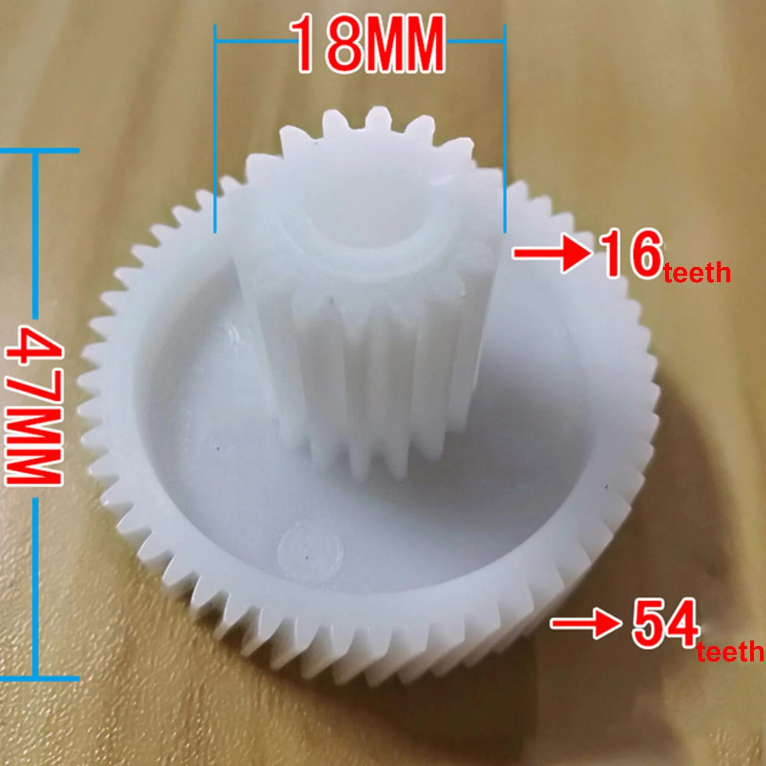 Zastępczy plastikowy mechanizm zębaty do maszynki do mięsa S/M/L dla domowej maszynki do mięsa Część do naprawy