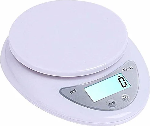 Elektroniczne Wagi Kuchenne Elektroniczne Wagi Dokładność 1000 g/0,1 g z tacą Podświetlany wyświetlacz LCD i funkcja tary (kolor: 1000 g/0,1 g, rozmiar: 160 x 125 x 35 mm)