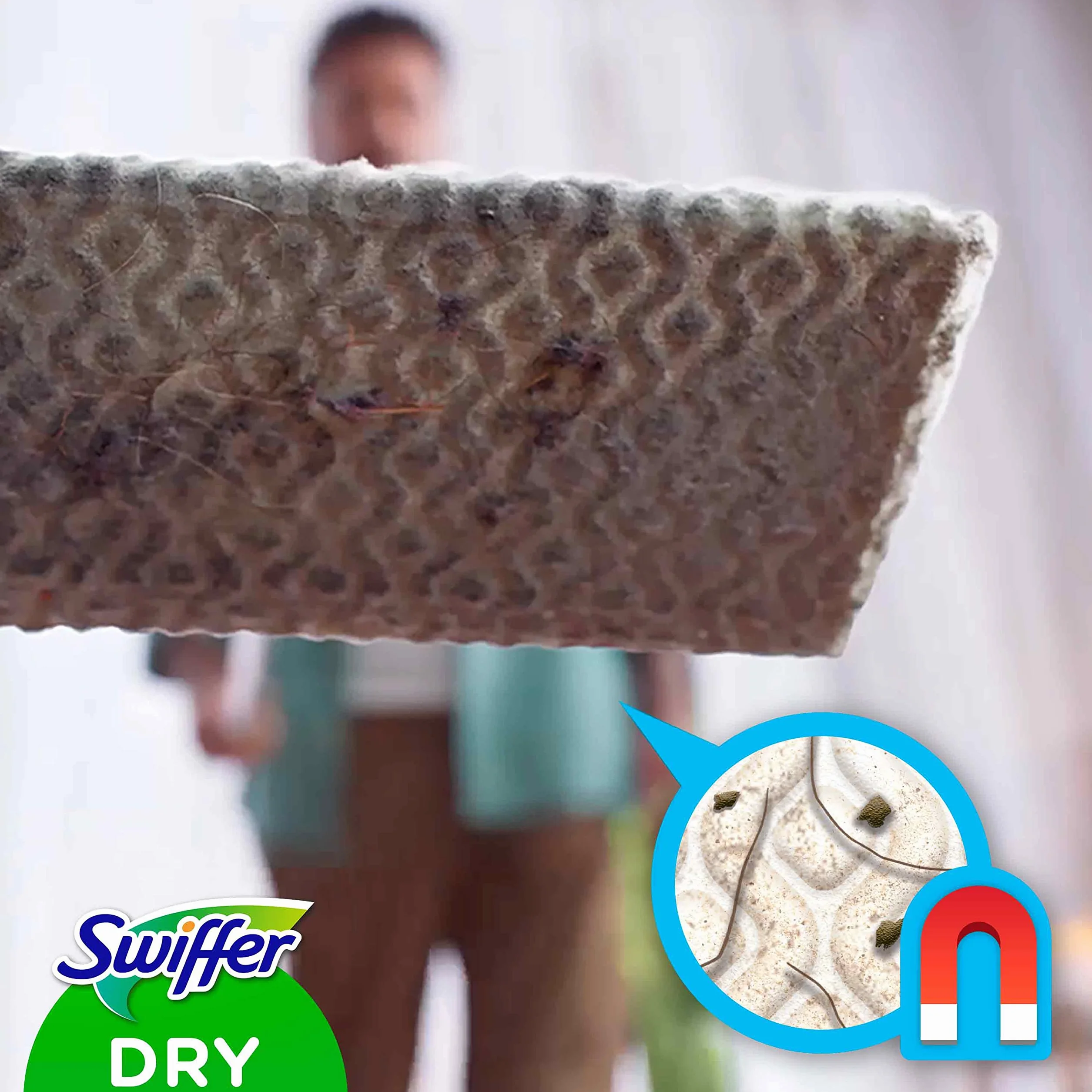 Swiffer Zestaw Mop z Suchymi Ściereczkami i Miotełką do Kurzu