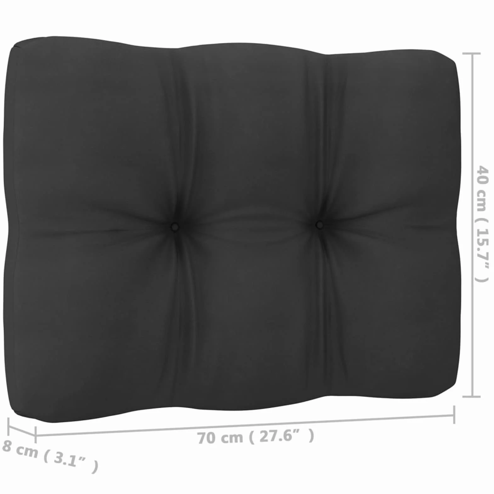 Homgoday Zestaw sofy ogrodowej 2 szt. z poduszkami z litego szarego sosny, zestaw sofy do salonu sofa rozkładana sofa, zestaw nowoczesnej sofy ogrodowej na zewnątrz, wyposażenie Model805752