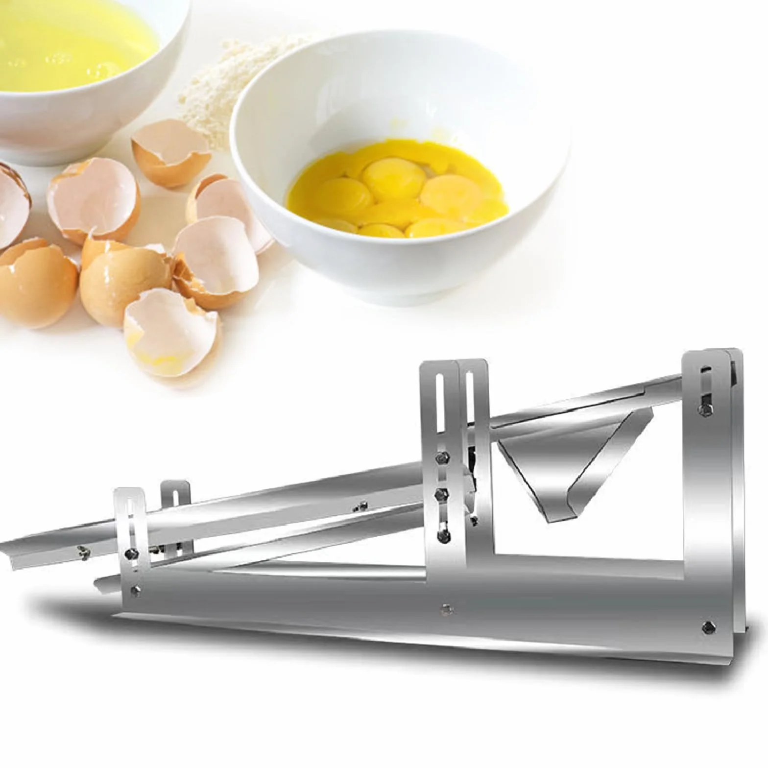 800 jaj/h Separator żółtek jaj | Komercyjna maszyna do oddzielania białka jaj dla piekarni,szefów kuchni | 3-sekundowa separacja | Stal nierdzewna | Bez bałaganu