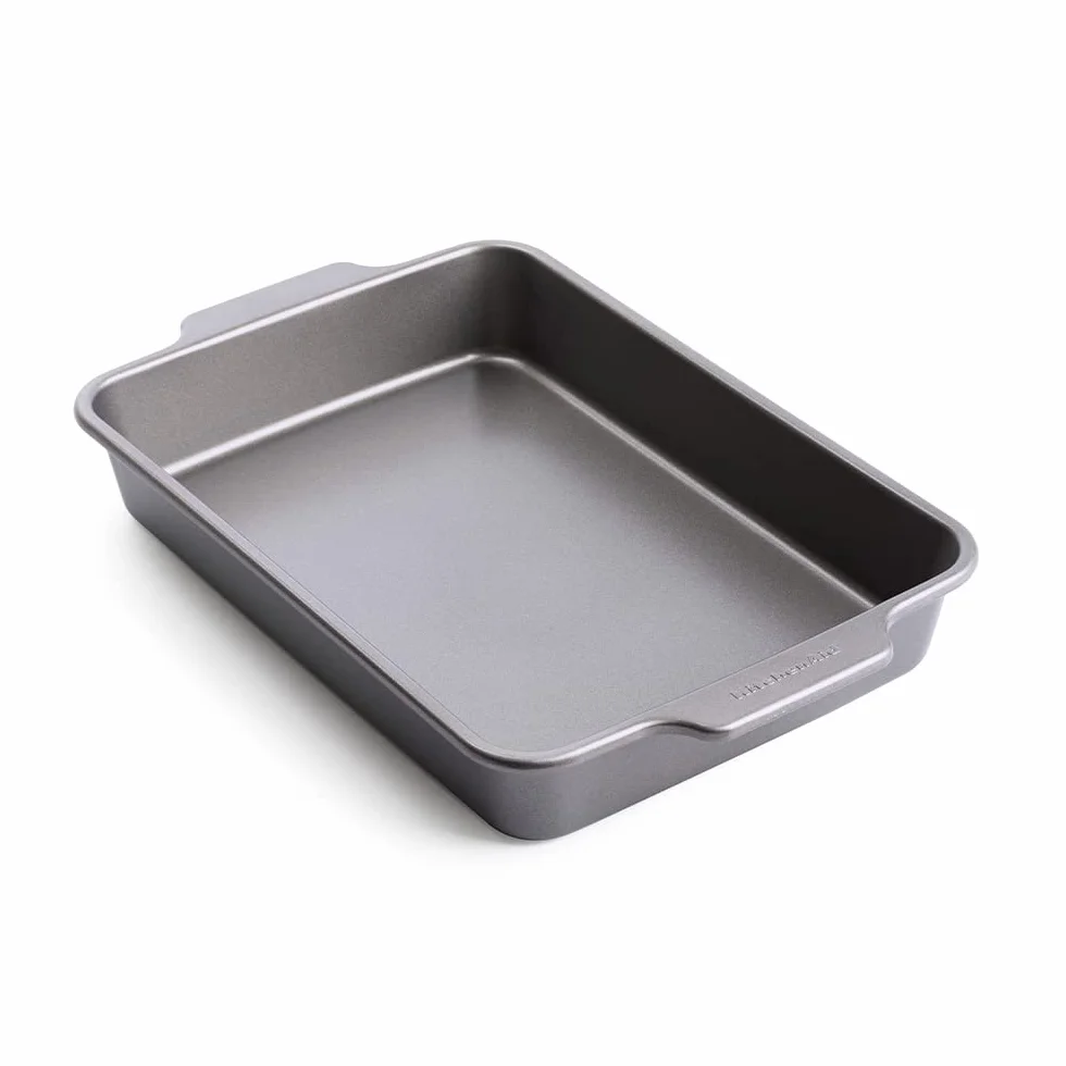 KitchenAid Aluminized Steel 5-częściowy zestaw foremek do pieczenia, powłoka nieprzywierająca bez PFAS, nadaje się do piekarnika, mycia w zmywarce, kolor szary