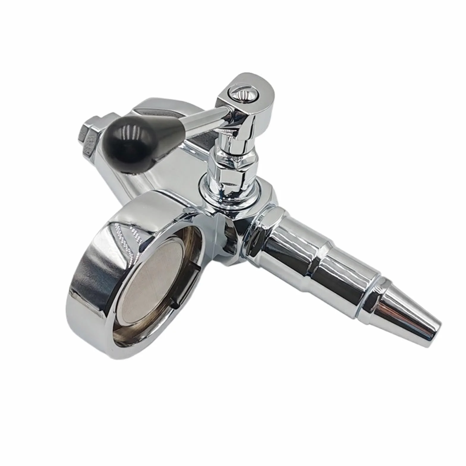 Ręczne części do parzenia kawy, głowica do zaparzania 58 mm do półautomatycznych ekspresów do kawy, kompatybilna z ekspresami do kawy w stylu włoskim, zestaw montażowy do domowego warzenia