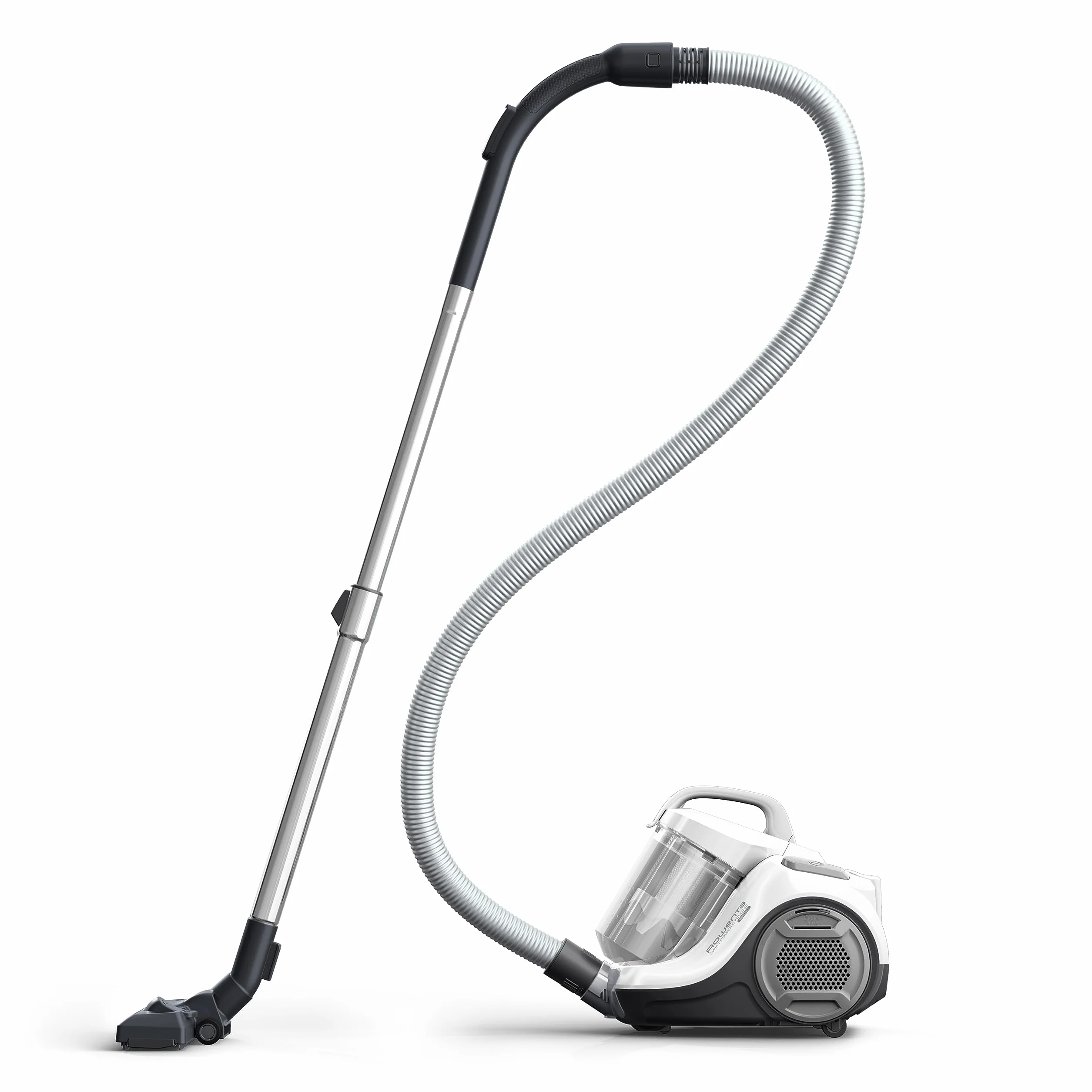 Rowenta Swift Power Cyclonic Classic 750 W, wydajny odkurzacz bezworkowy, technologia cyklonowa, wysokowydajna głowica, 3 stopnie filtracji, 7,5 m promień działania, pozycja parkowania, biały