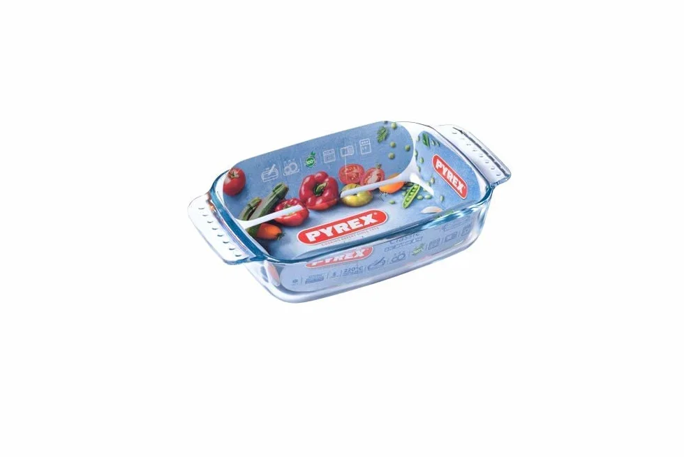 Pyrex Classic Naczynie Żaroodporne, Szkło, Przezroczysty, 22 x 13 x 5 cm