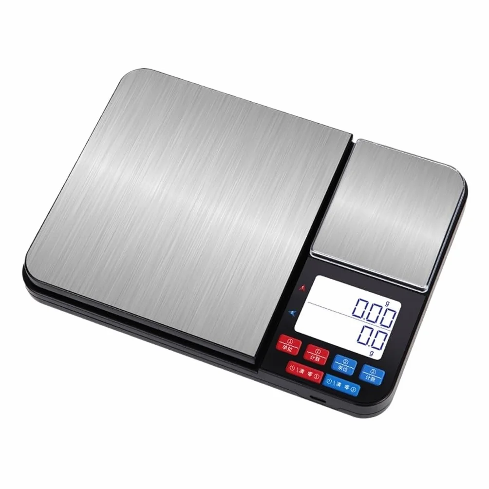 JFDBGU Mini Jewelry Scale 0.01g Mini Kitchen Baking Scale 0.1g Electronic Scale