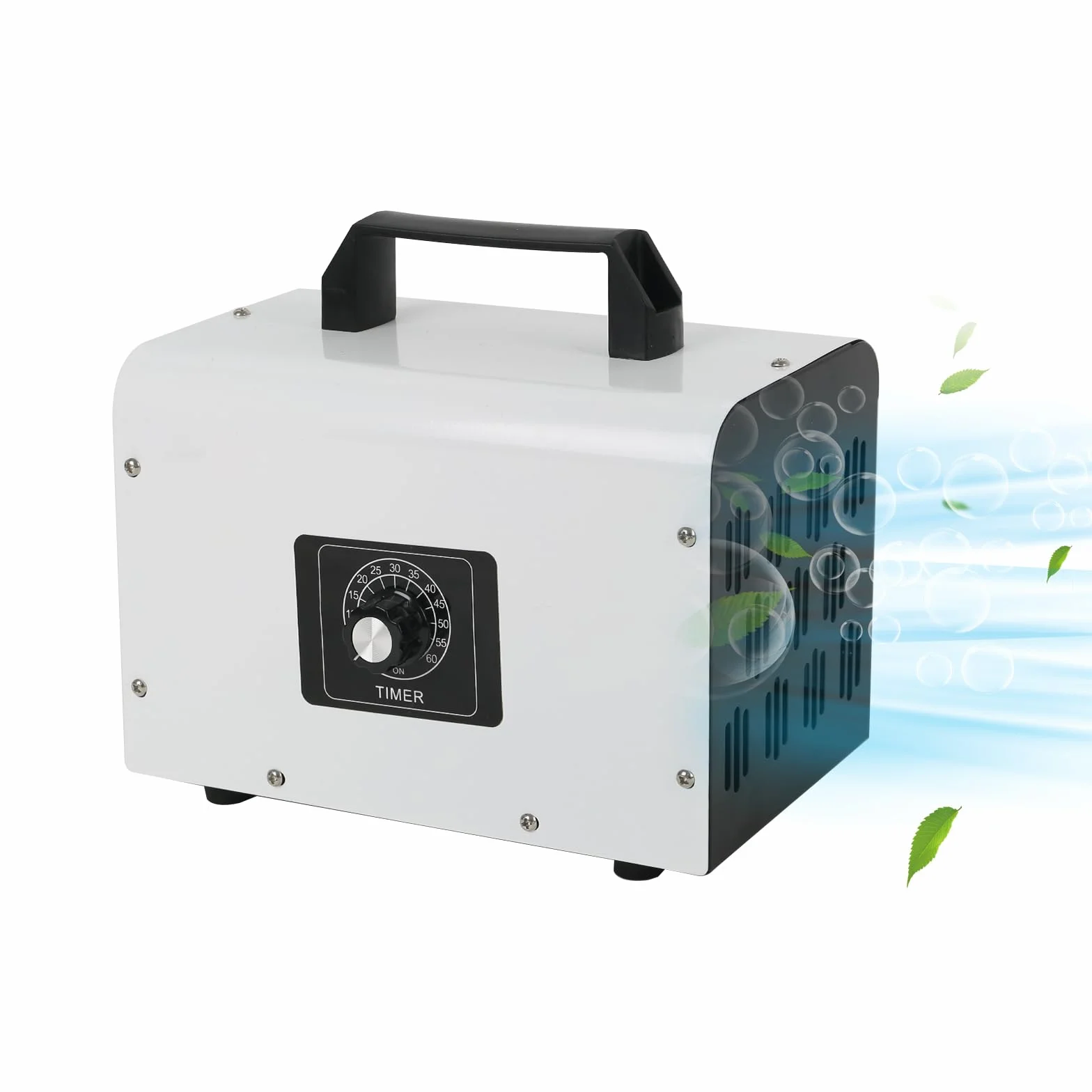 Generator ozonu 60 000 mg/h, przemysłowy oczyszczacz powietrza, urządzenie ozonowe, przenośne urządzenie ozonowe O3, oczyszczacz zapachów z timerem, do czyszczenia zapachów zwierząt domowych, czyści