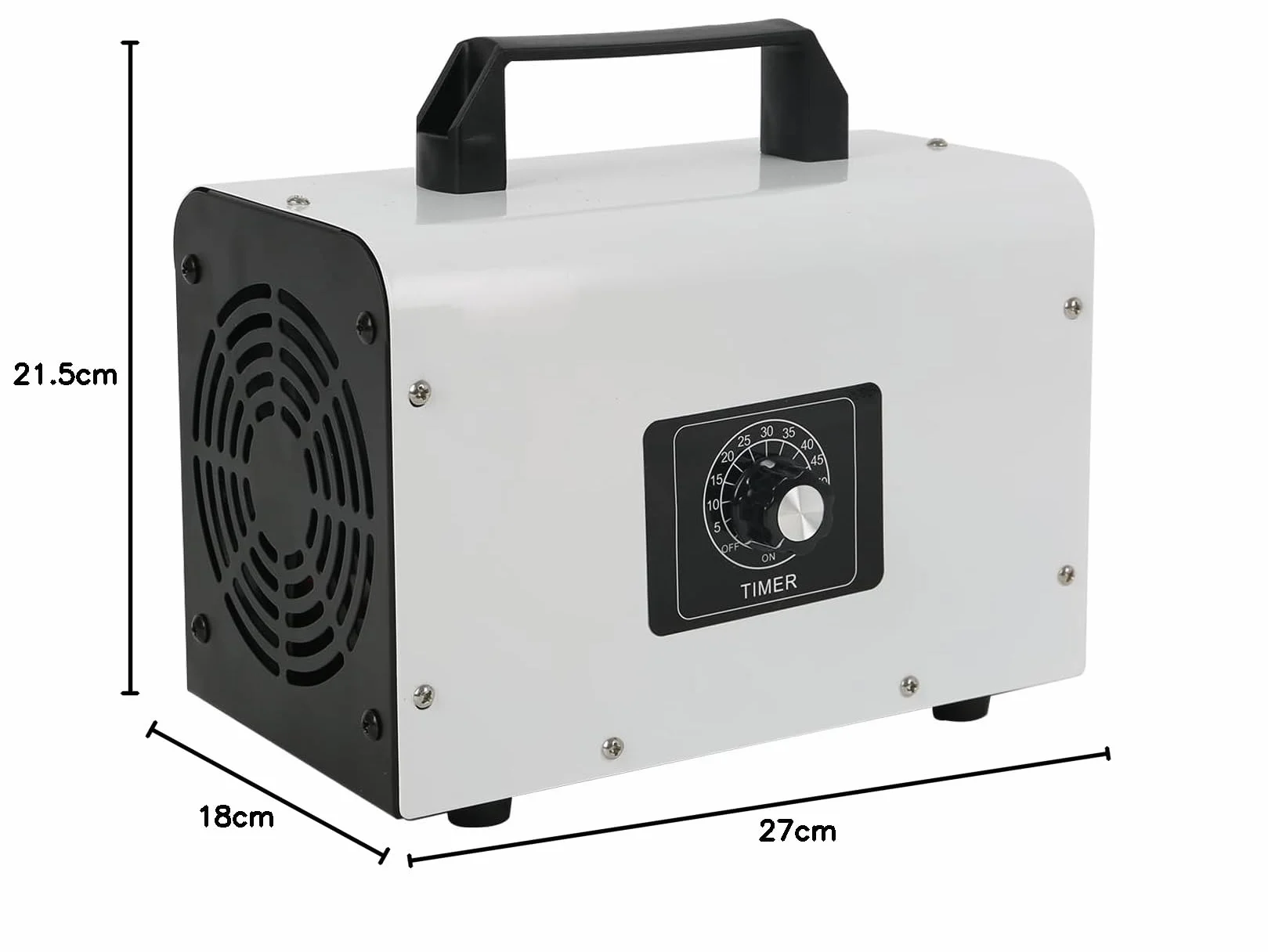 Generator ozonu 60 000 mg/h, przemysłowy oczyszczacz powietrza, urządzenie ozonowe, przenośne urządzenie ozonowe O3, oczyszczacz zapachów z timerem, do czyszczenia zapachów zwierząt domowych, czyści