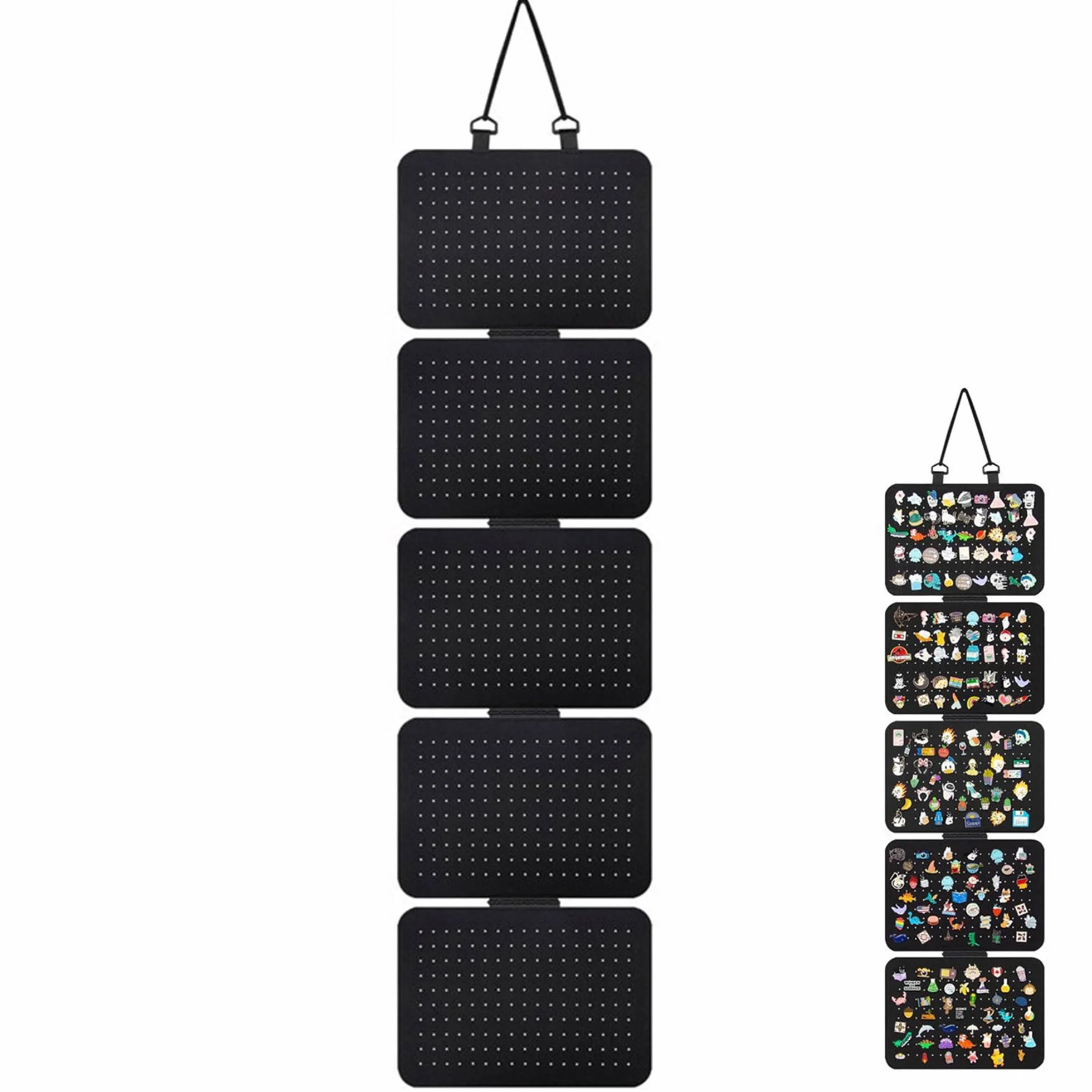 Kolekcja Pin Wyświetlacz ścienny Stojak Stojak Stojak na broszkę Wiszący Biżuteria Etui Etui na plakietkę Organizer ścienny Pin Organizer