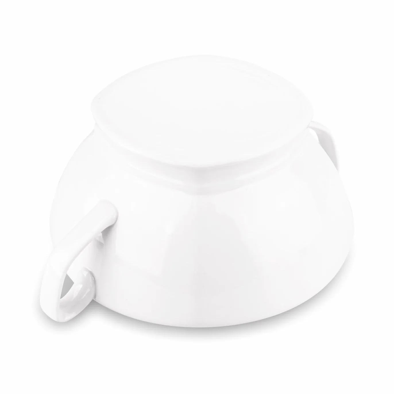 Waza do zupy Tadar 2,5 l biała Waza porcelanowa do podawania rosołu i innych zup